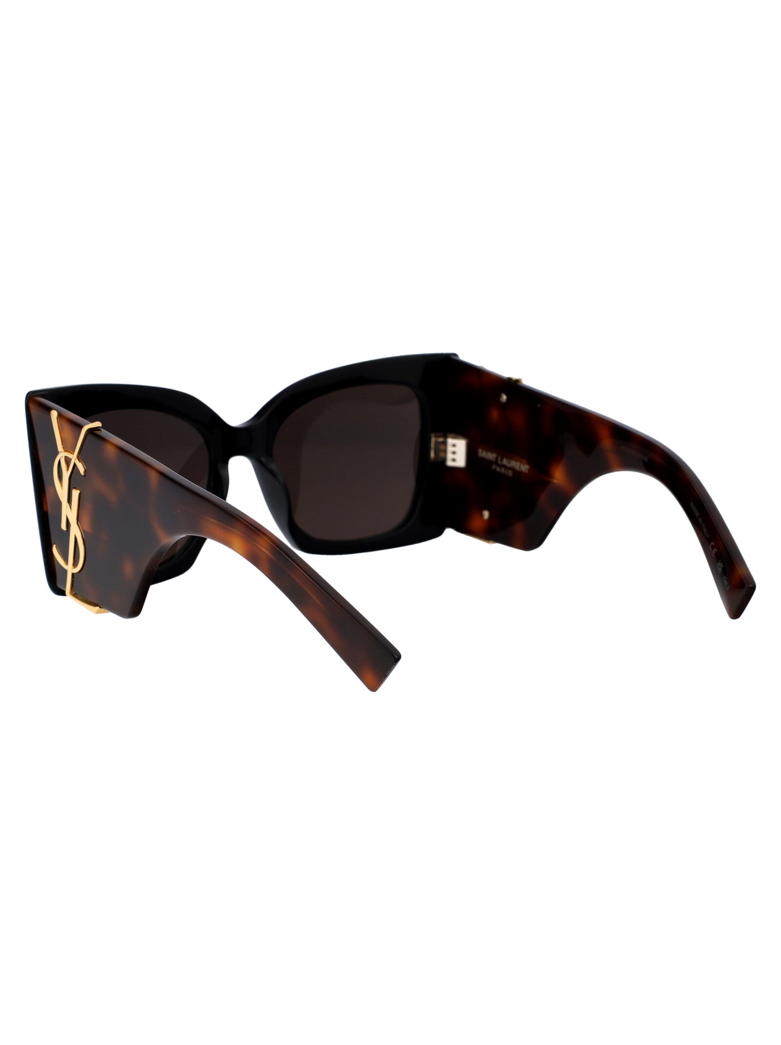 SAINT LAURENT Havana Acetate Sunglasses for Women