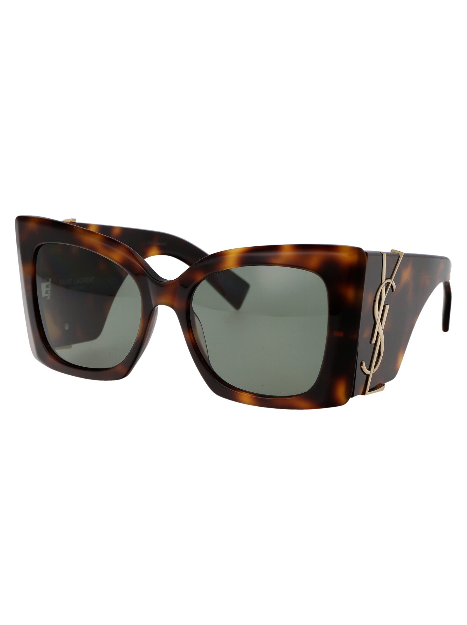 SAINT LAURENT Acetate Havana Sunglasses - SL M119 Blaze for Women