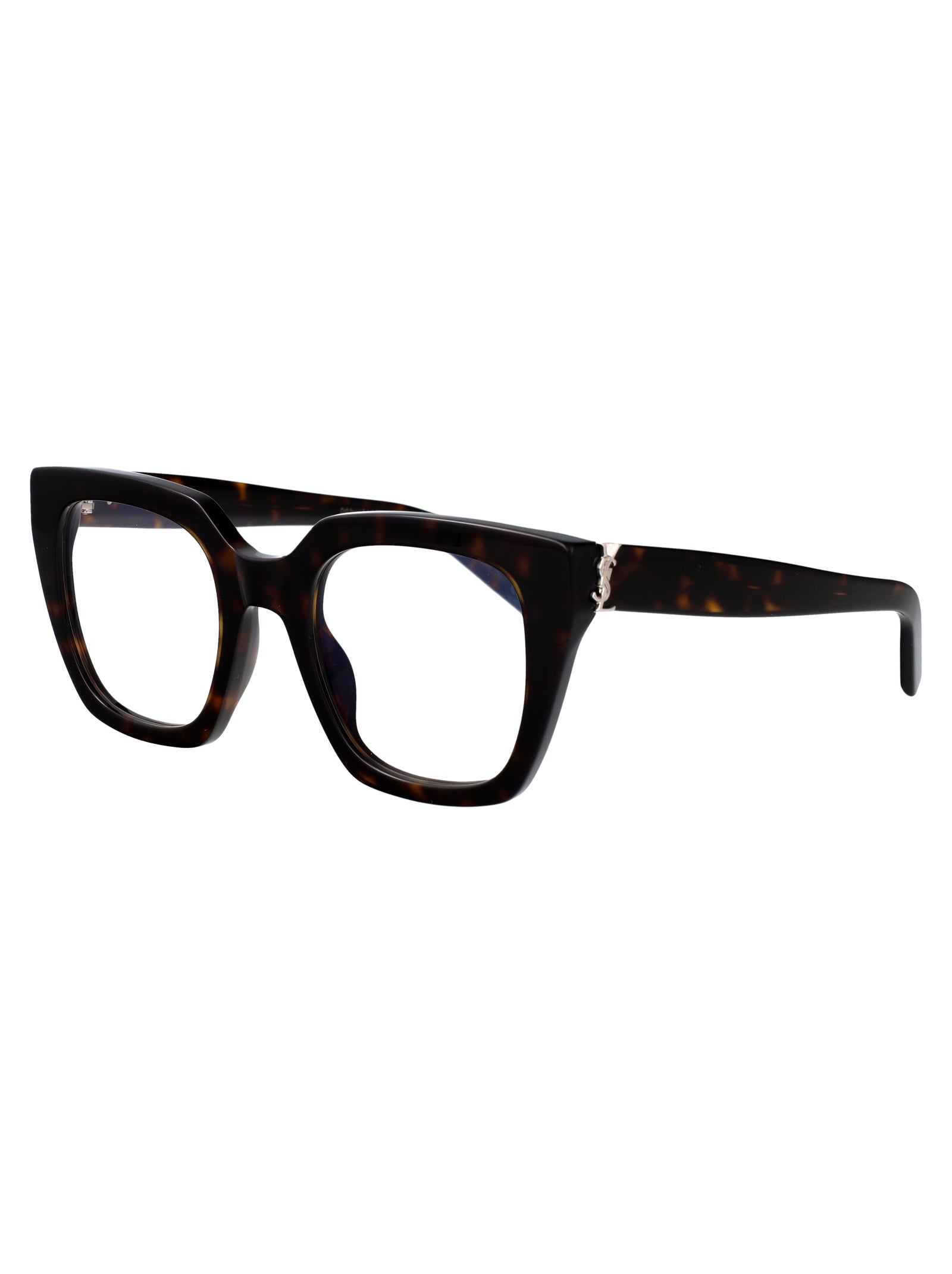 SAINT LAURENT Transparent Recycled Acetate Optical Glasses for Women
