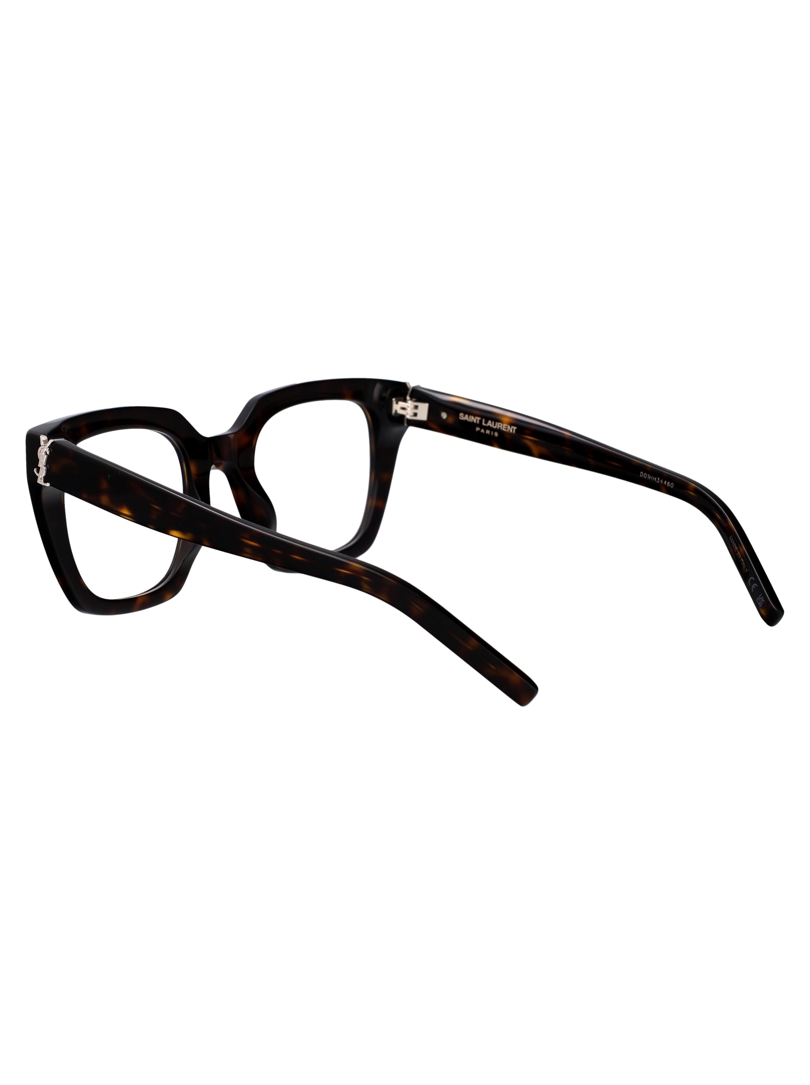 SAINT LAURENT Transparent Recycled Acetate Optical Glasses for Women