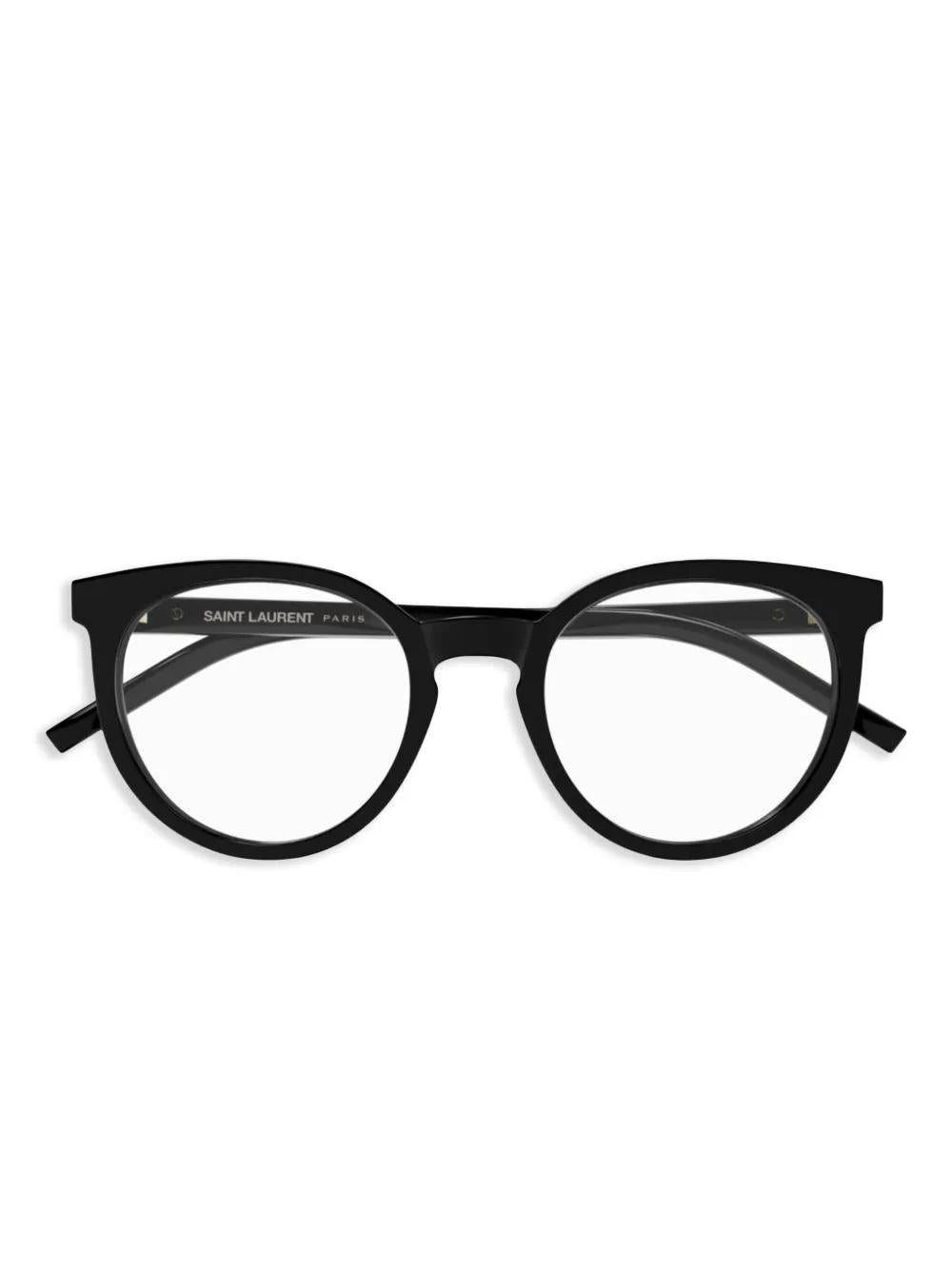 SAINT LAURENT Chic Transparent Acetate Optical Glasses for Women