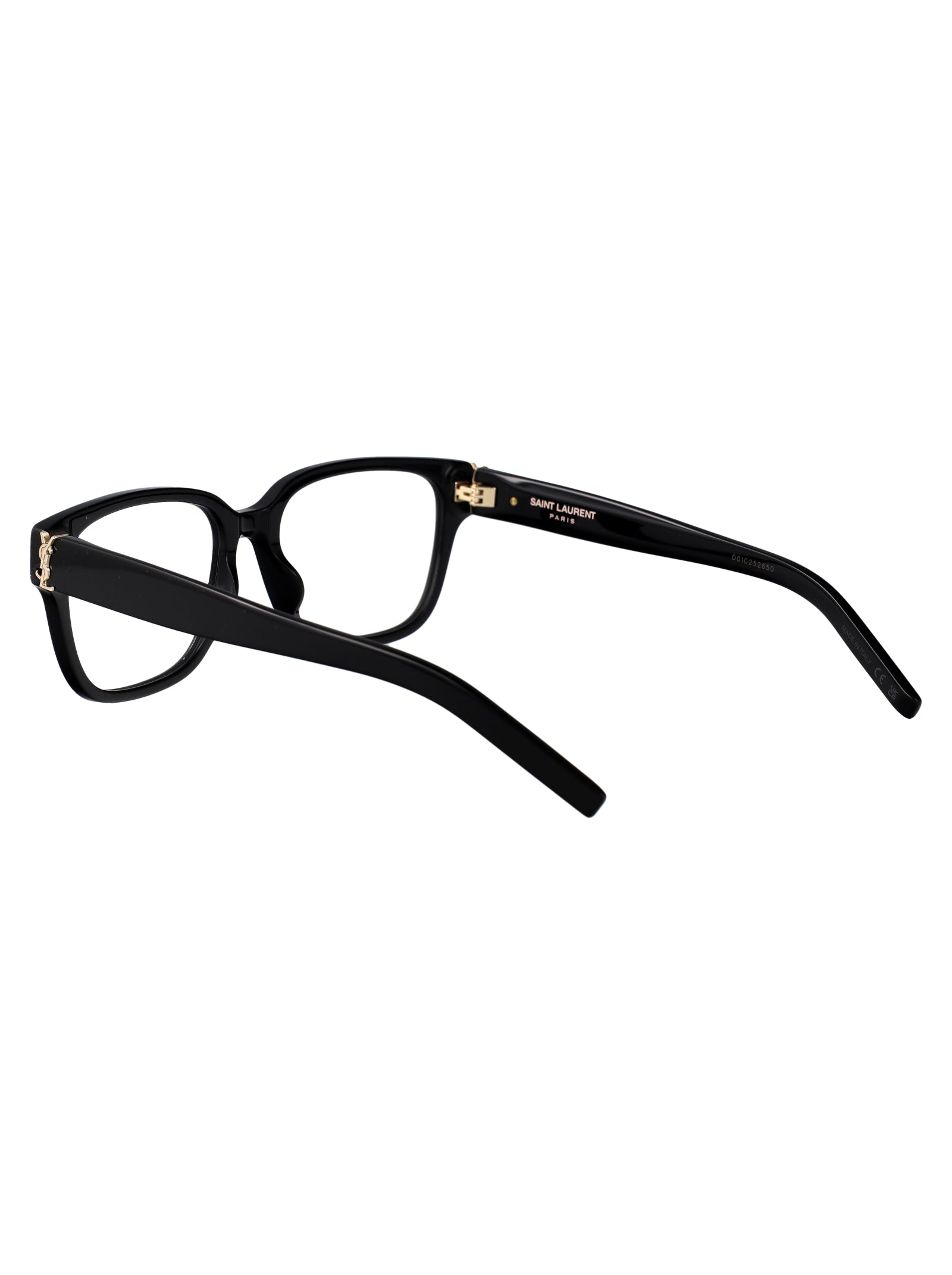 SAINT LAURENT Transparent Recycled Acetate Optical Glasses for Women