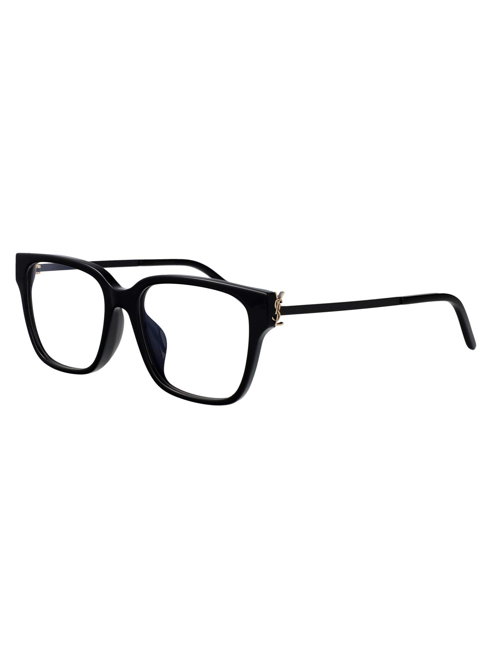 SAINT LAURENT Chic Transparent Recycled Acetate Optical Glasses for Women