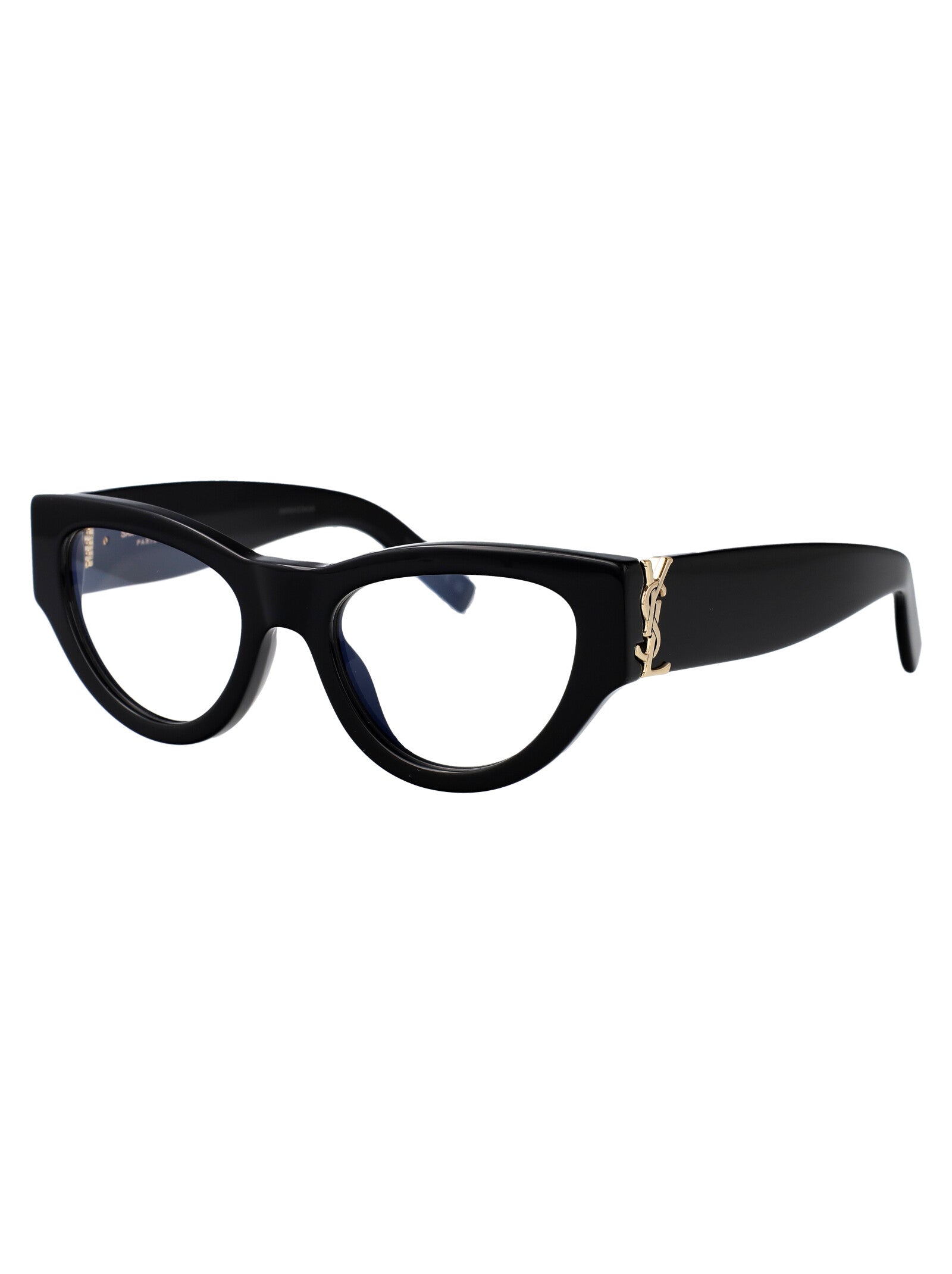 SAINT LAURENT Stylish Transparent Acetate Optical Glasses for Women