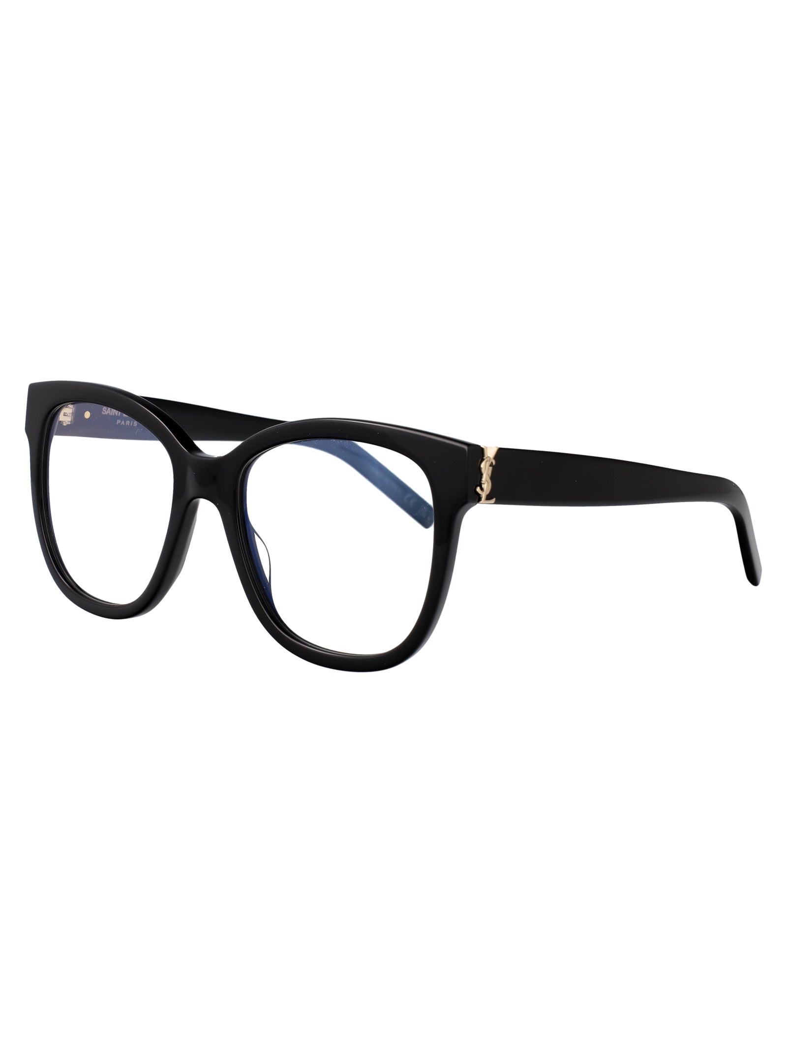 SAINT LAURENT Transparent Acetate Optical Glasses for Women