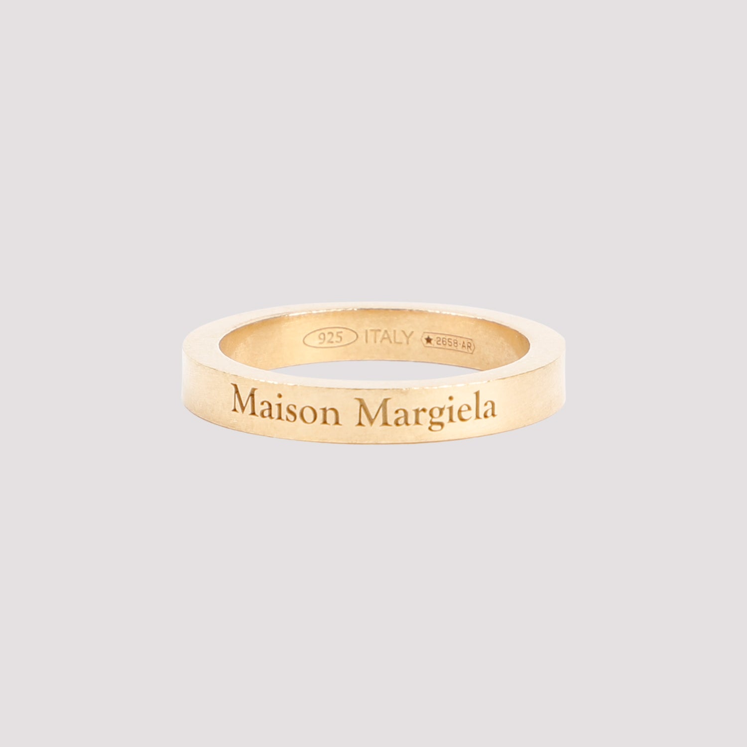 MAISON MARGIELA Logo Embellished Ring for Women