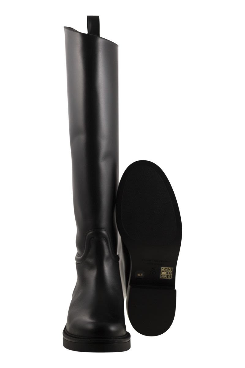 STUART WEITZMAN Celia Mini Leather Boot - 40mm Heel