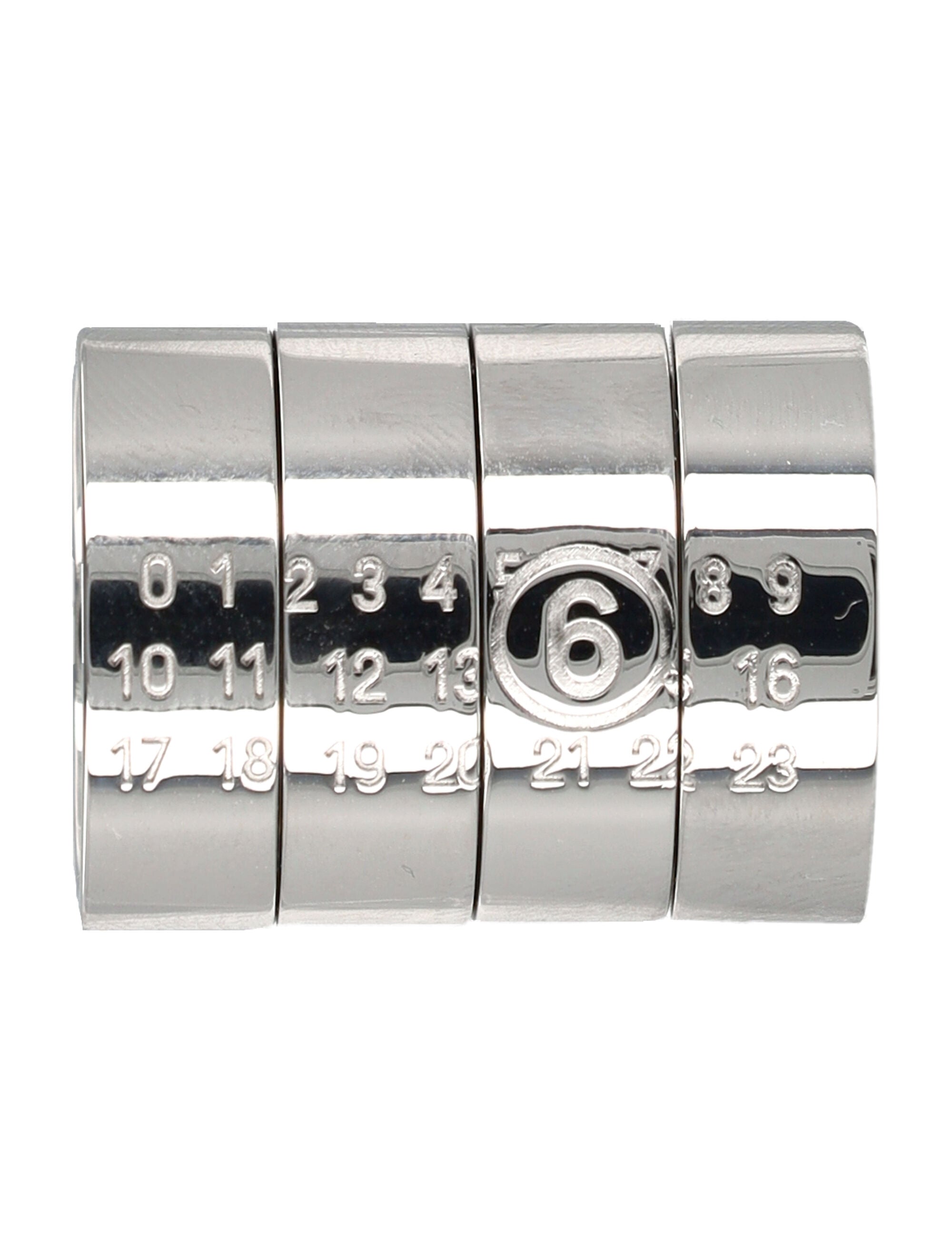 MM6 MAISON MARGIELA Stacked Numeric Metal Ring