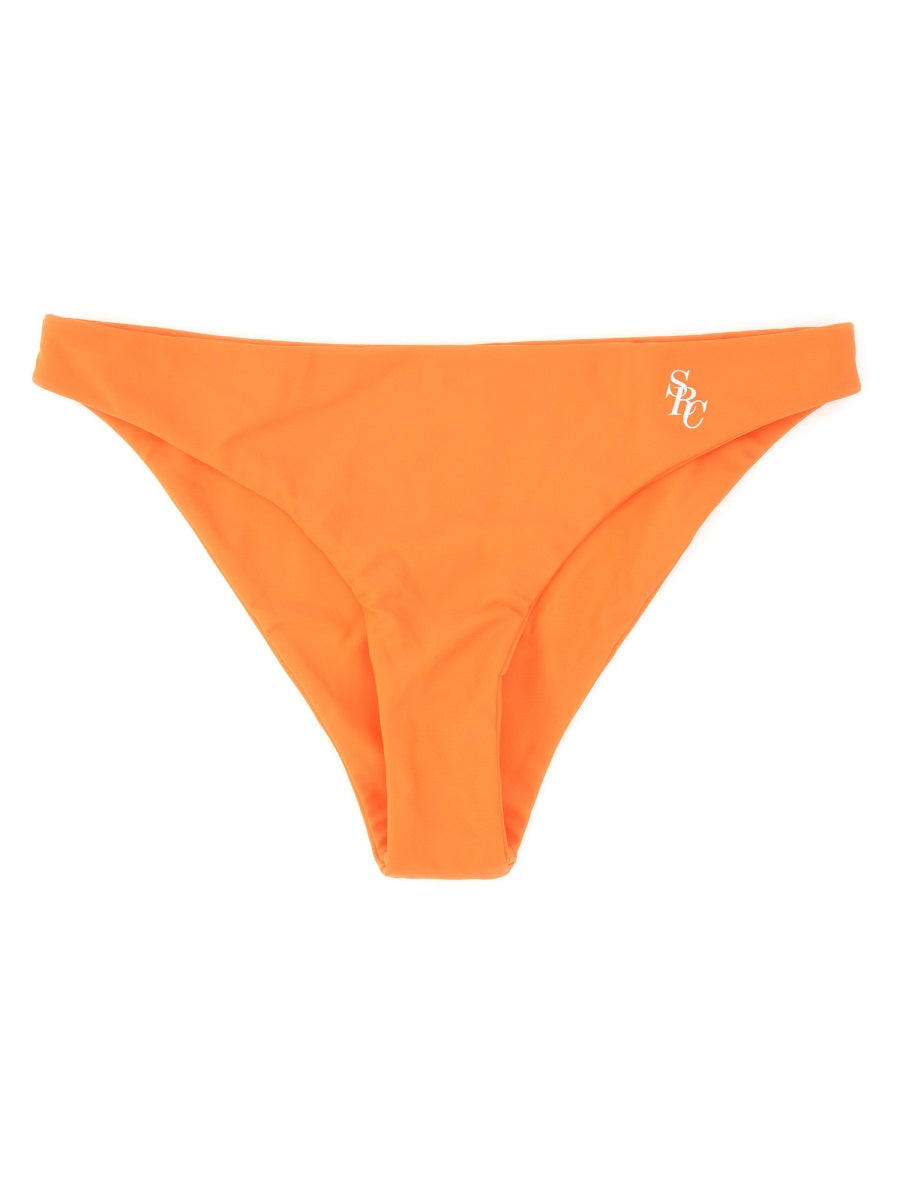 SPORTY & RICH Sporty Mini Bikini Briefs with Logo