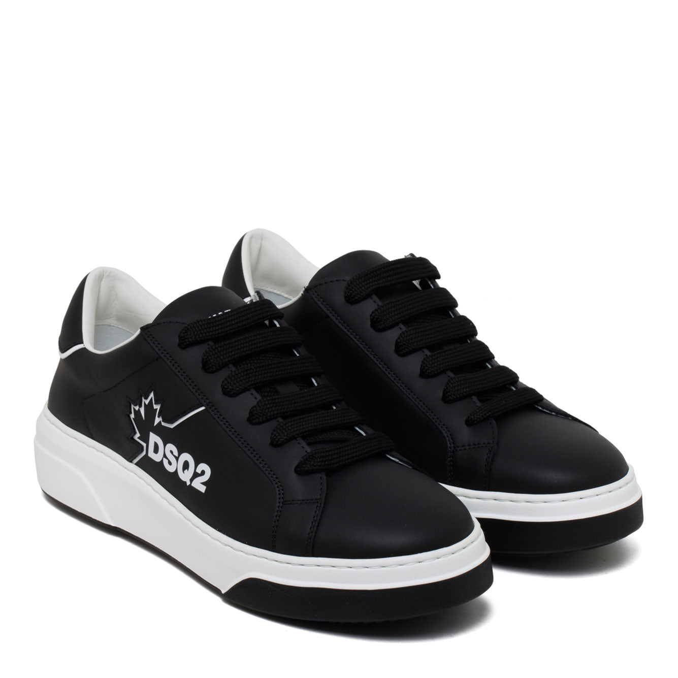 DSQUARED2 Premium 100% Leather Sneakers for Men