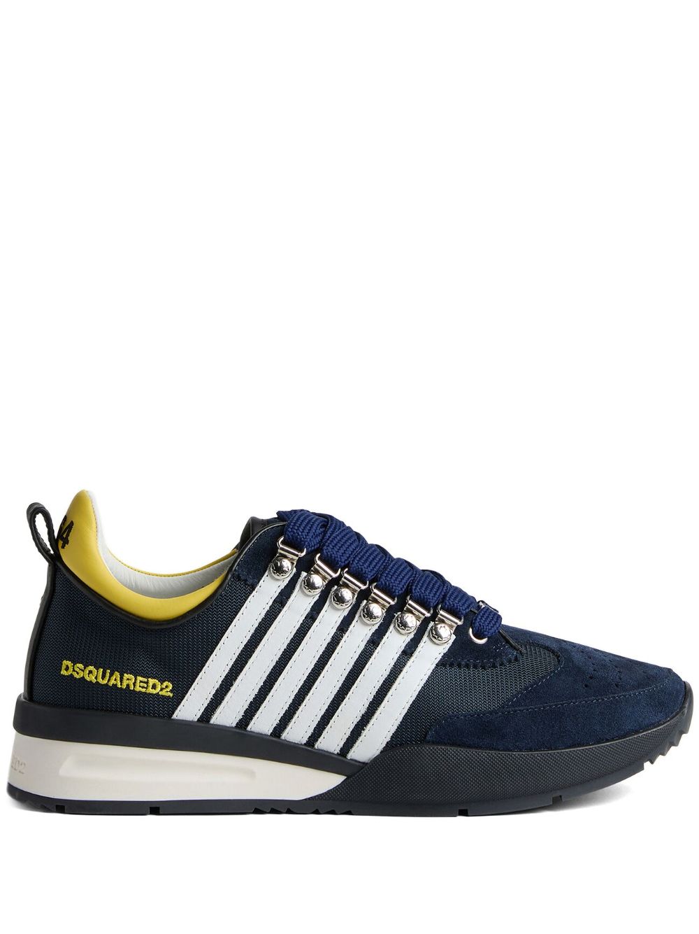 DSQUARED2 Striped Low Top Sneakers