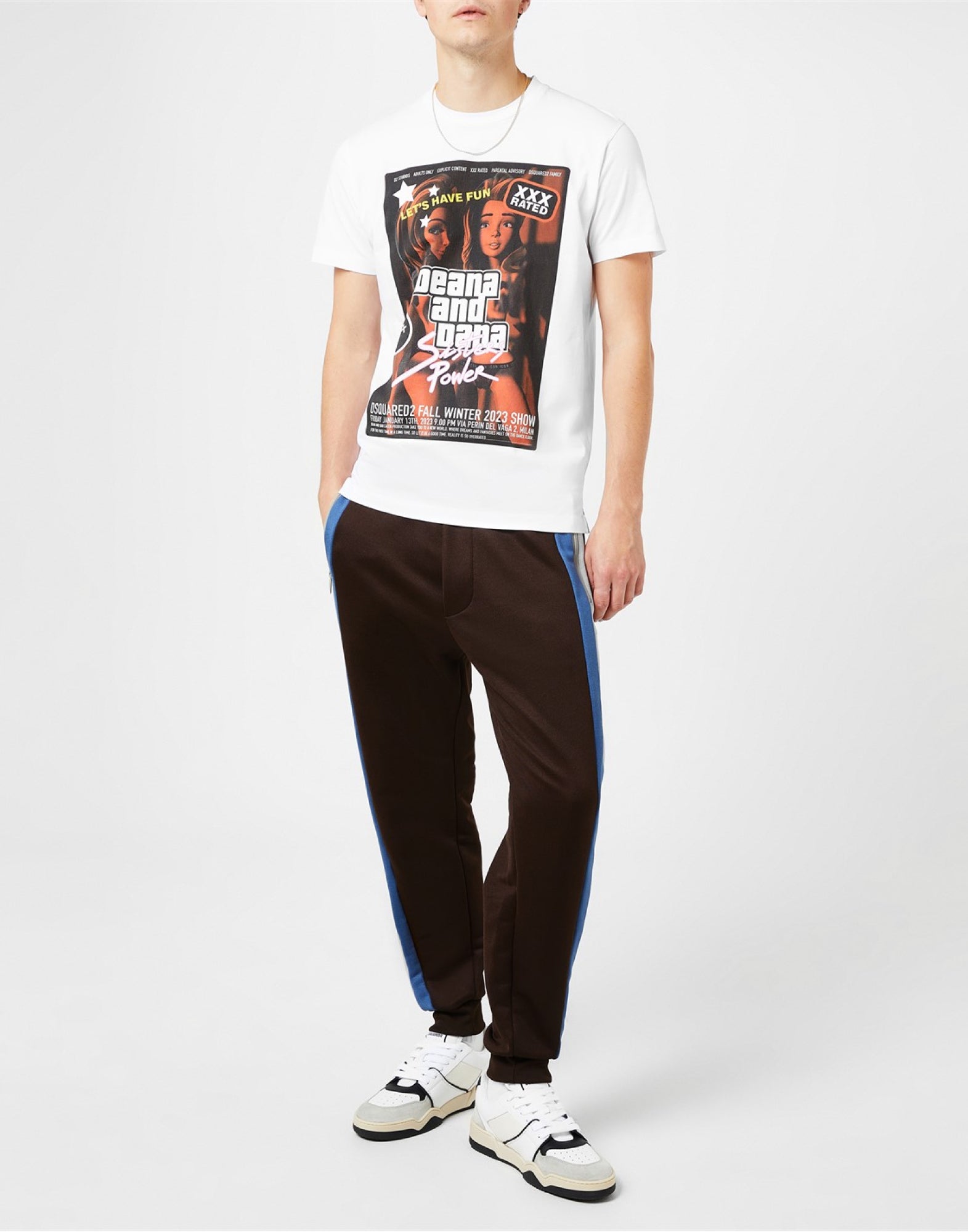 DSQUARED2 Spiker Leaf Logo Sneaker - Men's Footwear