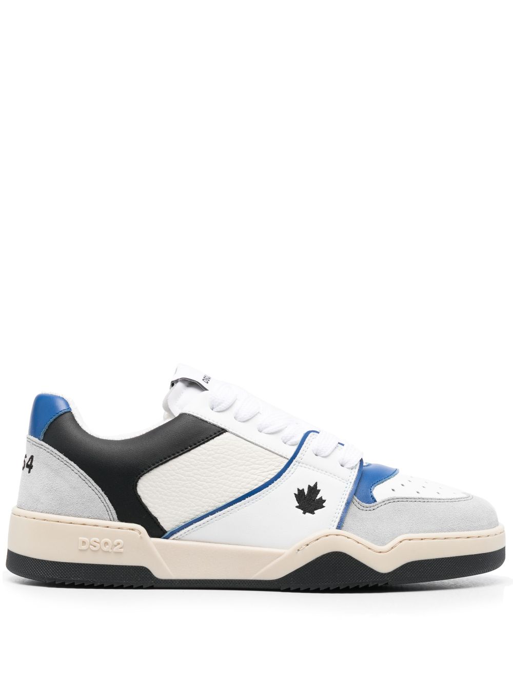 DSQUARED2 Spider Leather Low Top Sneakers