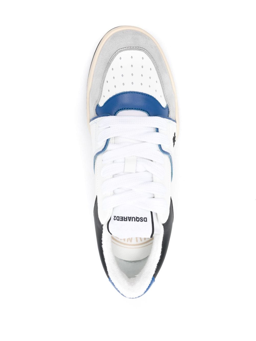 DSQUARED2 Spider Leather Low Top Sneakers