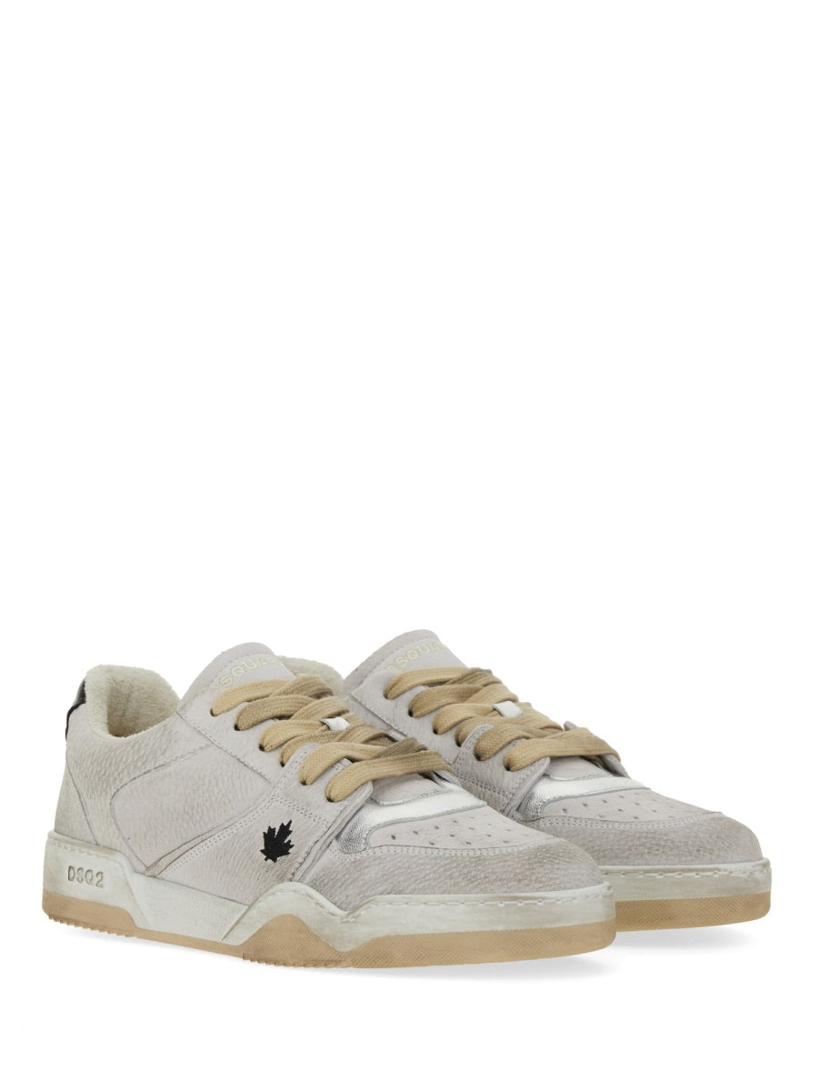 DSQUARED2 Men's Leather Sneaker Spiker