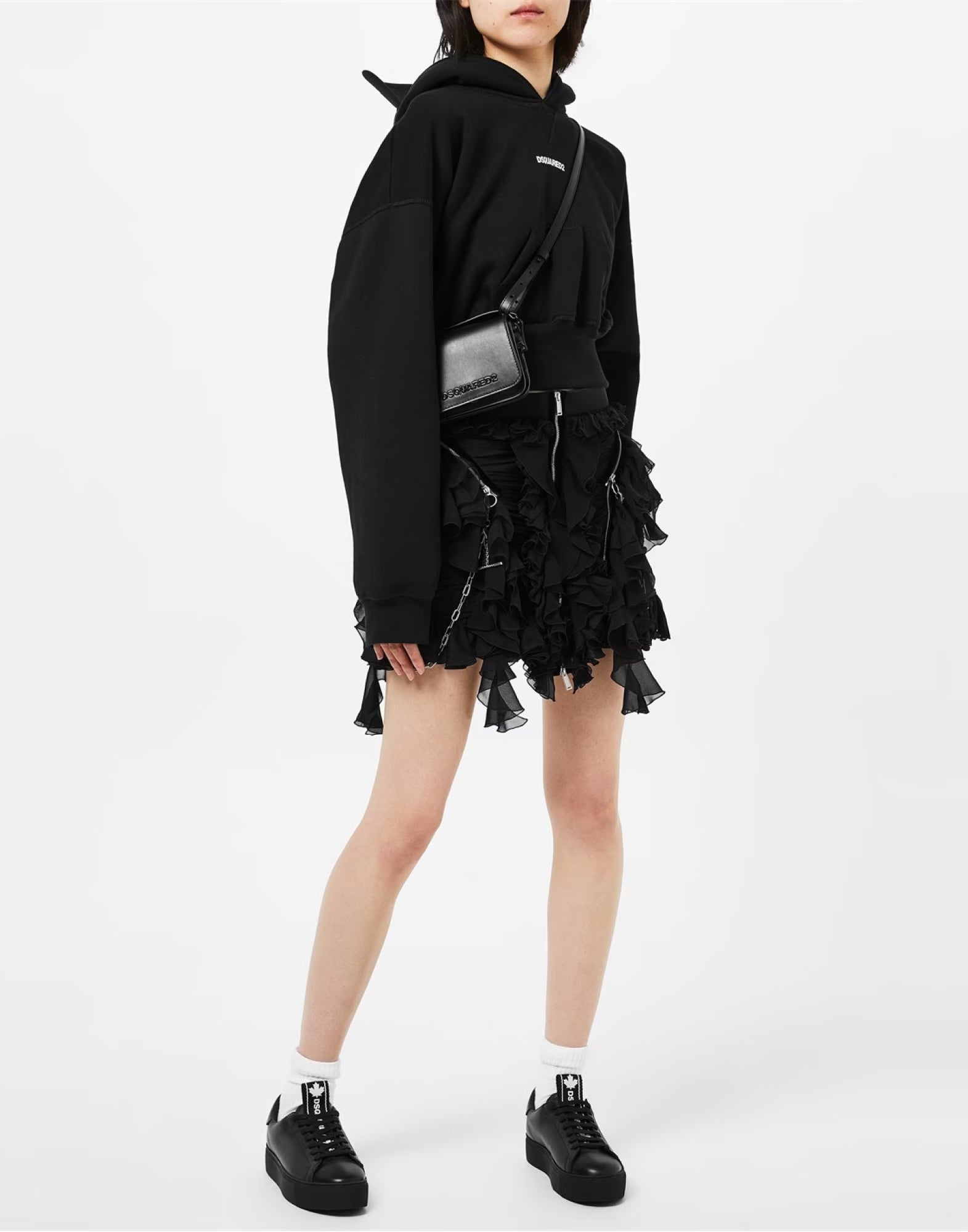 DSQUARED2 Evolution Tape Logo Women's Sneakers