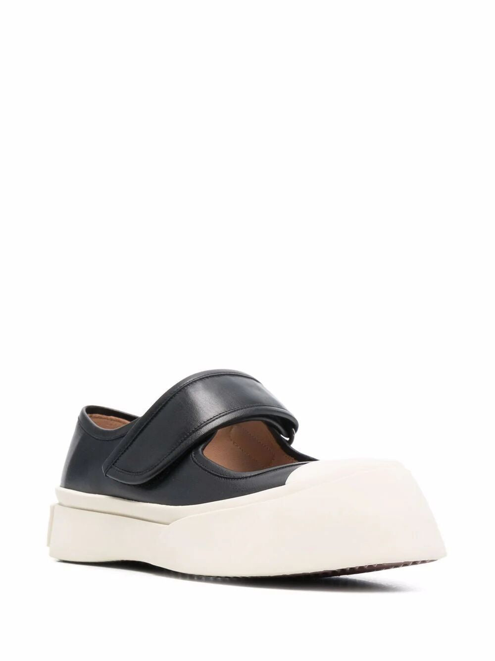 MARNI Pablo Mary Jane Leather Sneakers for Women