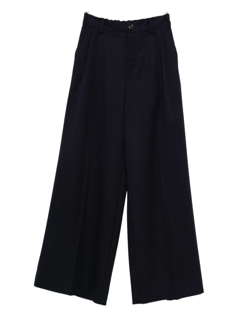 SOEUR Fitted Waist Wide Leg Pants