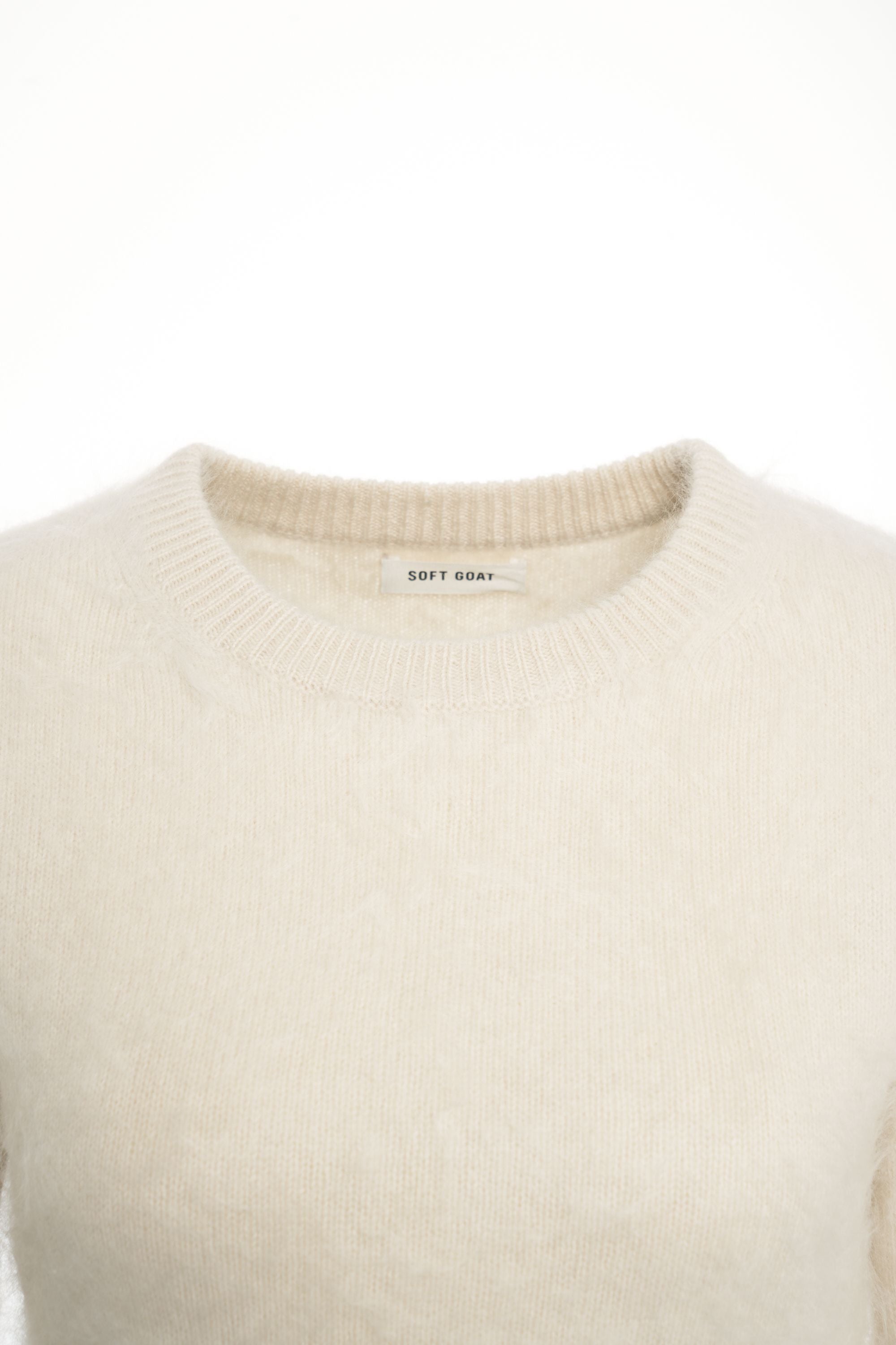 SOFT GOAT Elegant Brushed Cashmere Mini Dress