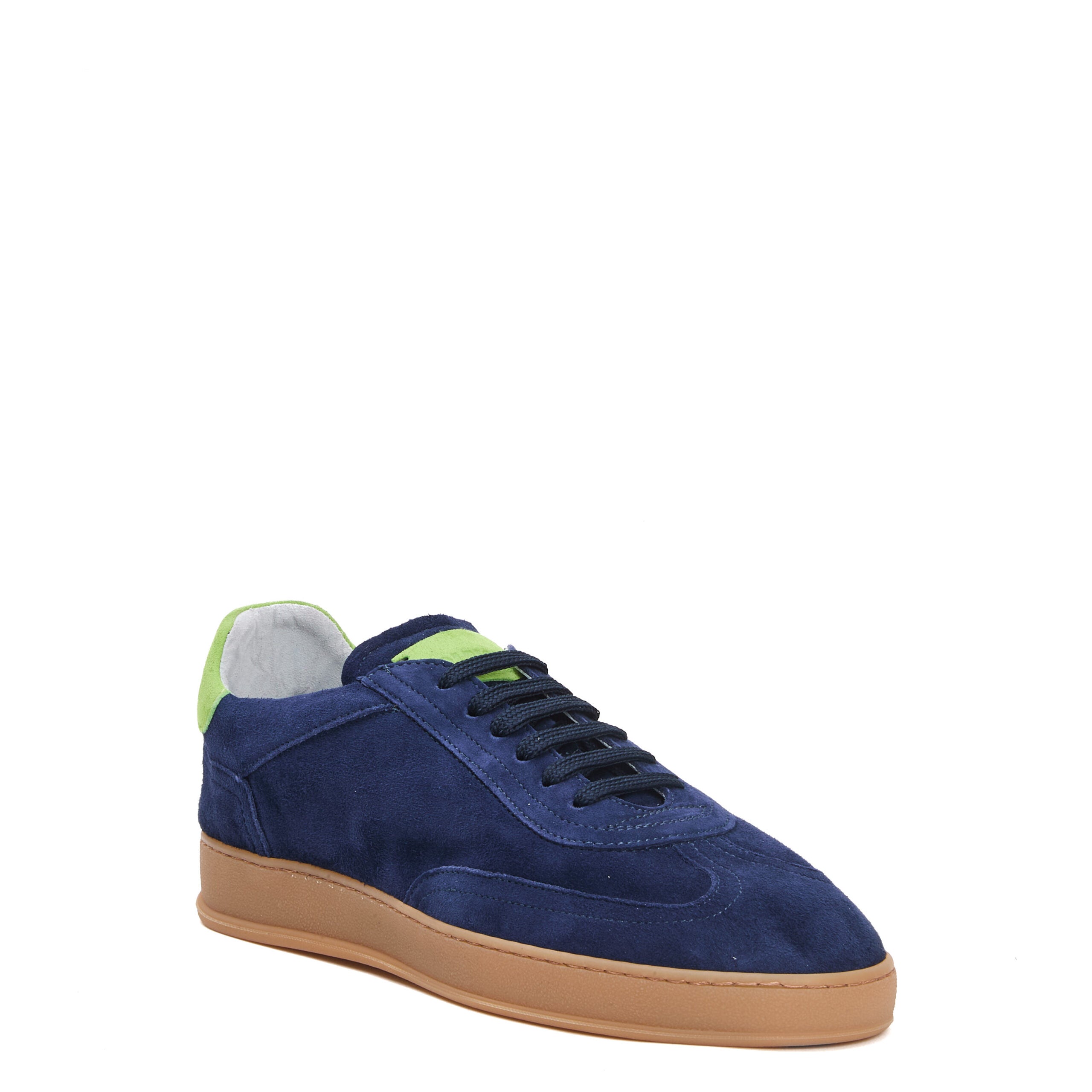 SOLDINI Suede Sneakers with Rubber Sole - 3 cm Height