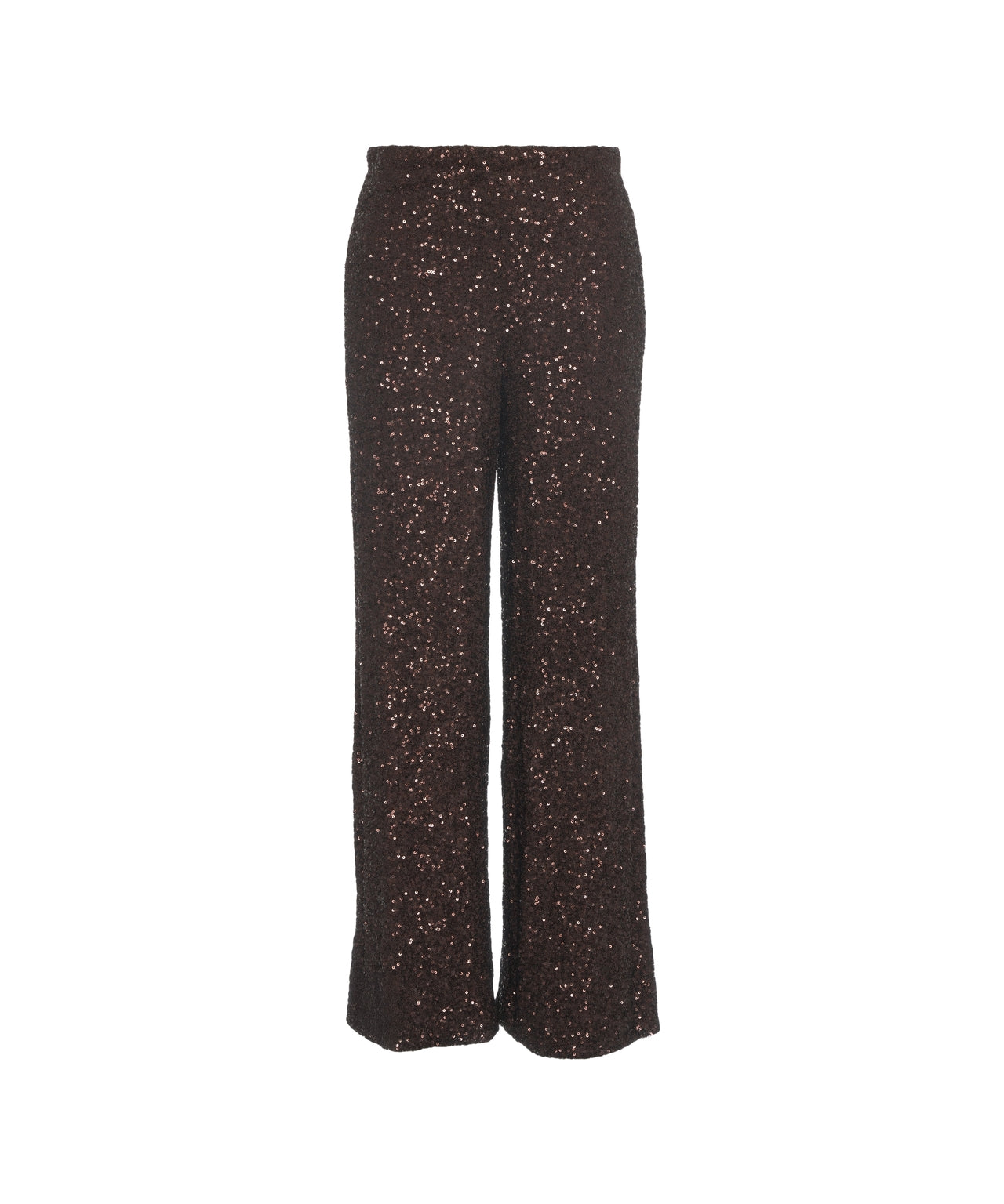 SOLOTRE Glamorous Flared Trousers with Sequins