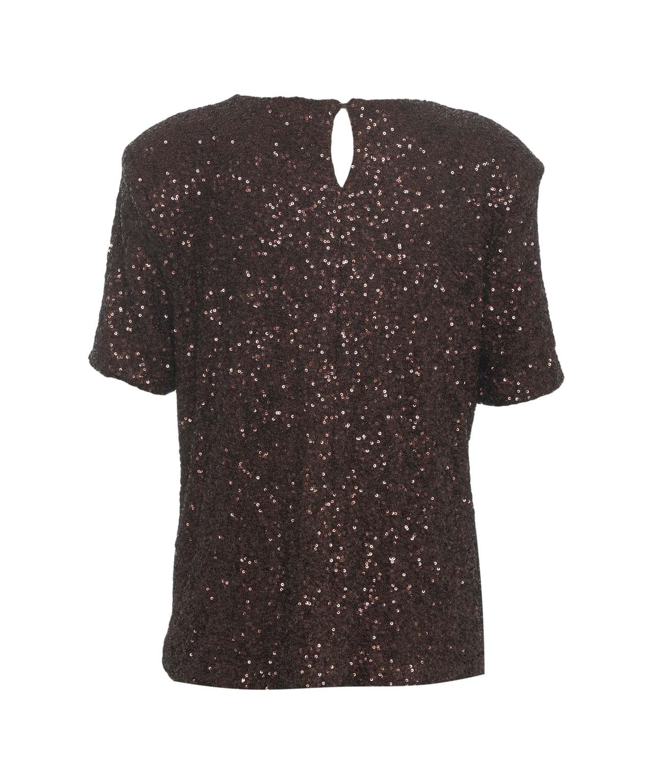 SOLOTRE Glamorous Sequined Mini T-shirt