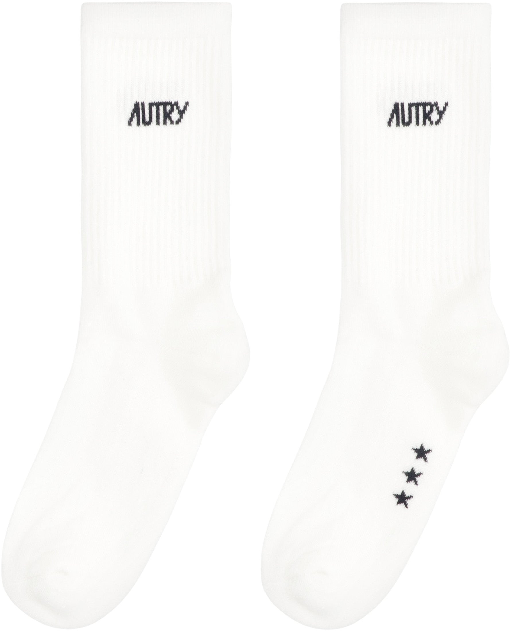 AUTRY Logo Cotton Blend Socks