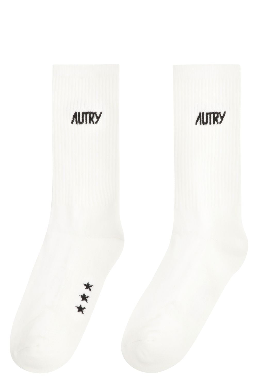 AUTRY Logo Cotton Blend Socks for Men