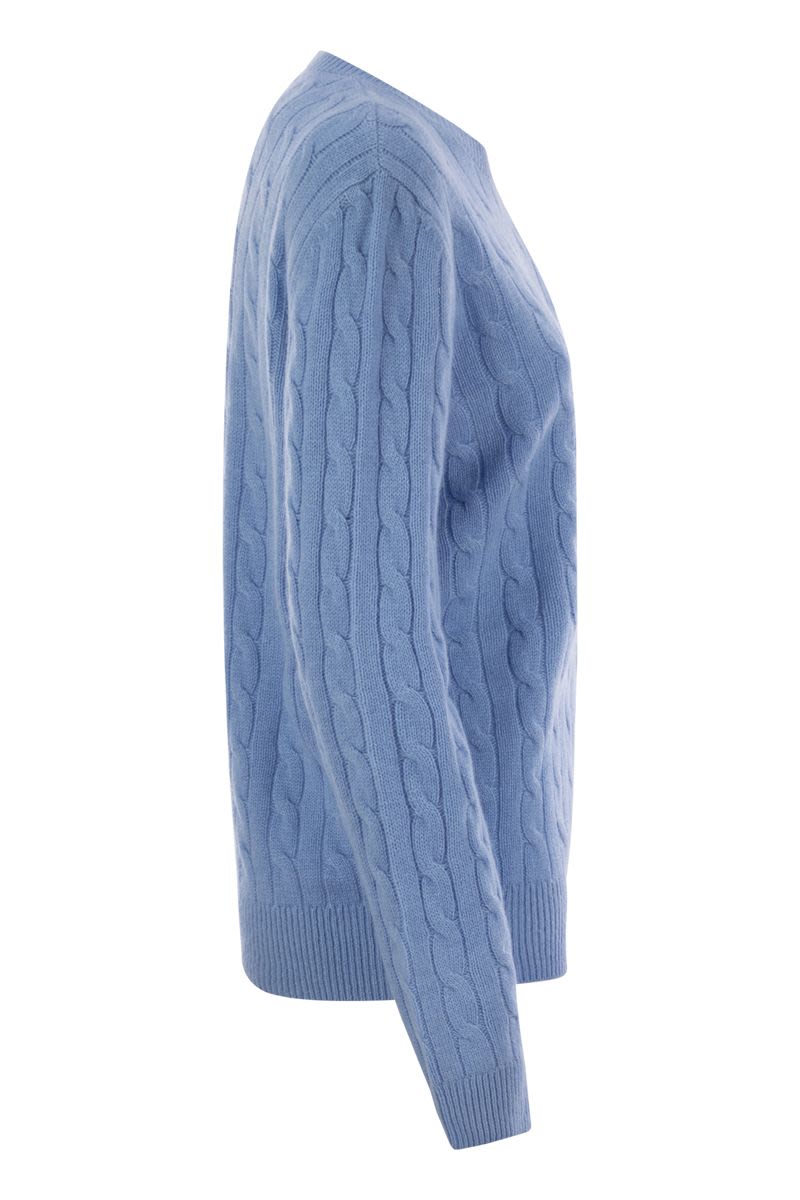 MC2 SAINT BARTH Women's Classic Crew-Neck Jumper in Wool and Cashmere Blend