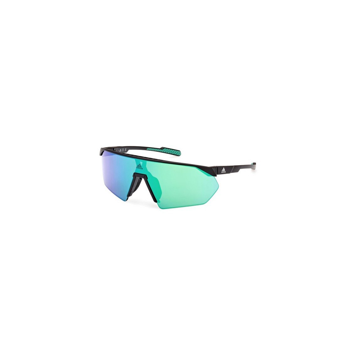 ADIDAS ORIGINALS Sporty Unisex Sunglasses with Green Mirror Lens