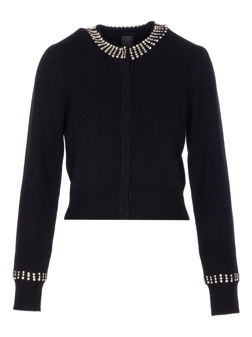 PINKO Embellished Knit Sweater with Button Front - Fall/Winter 2025