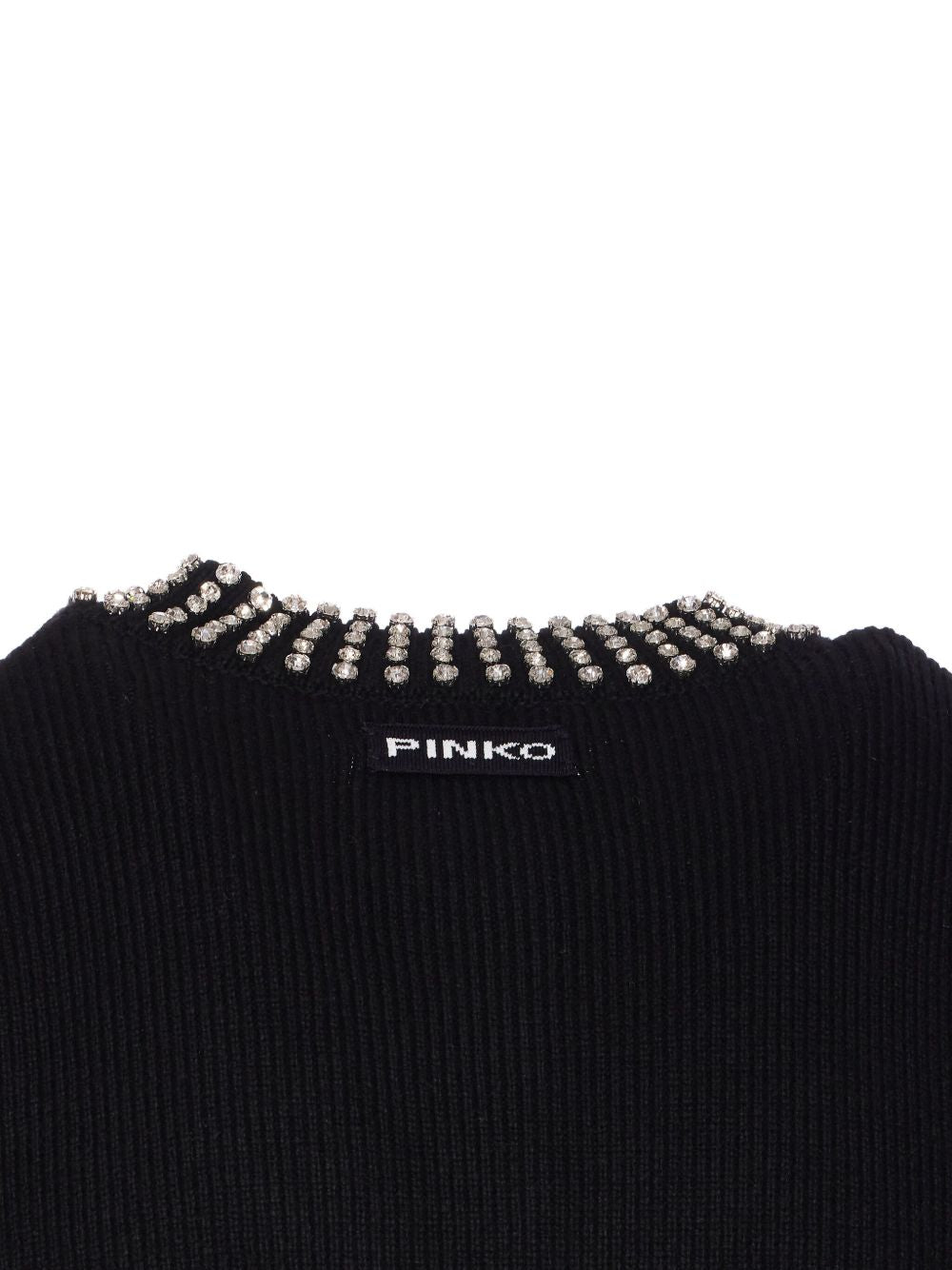 PINKO Embellished Knit Sweater with Button Front - Fall/Winter 2025