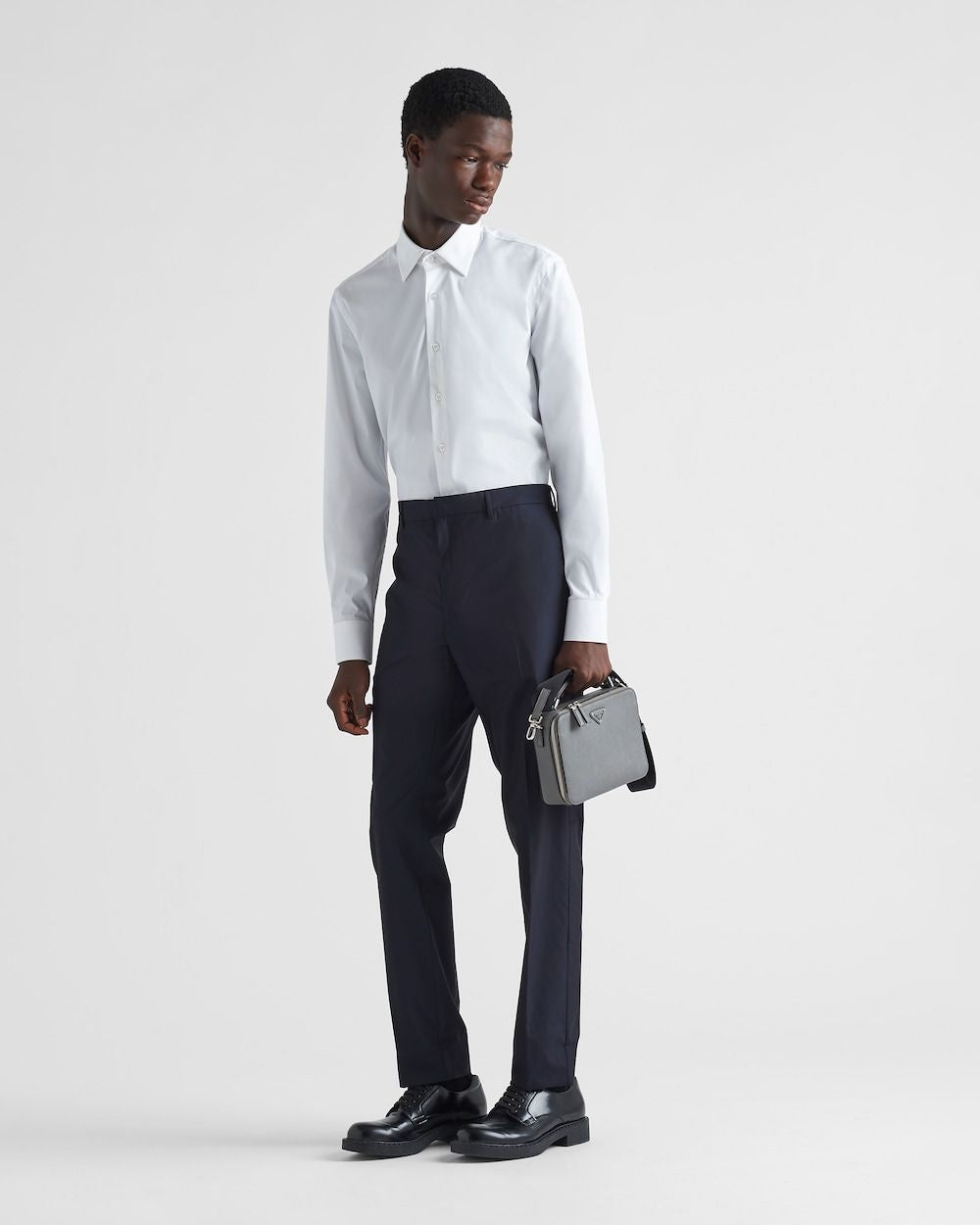 PRADA Men's Classic Fit Trousers for FW24