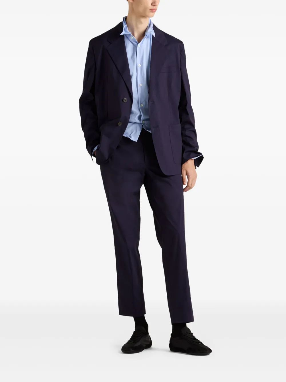 PRADA Men's Poplin Cotton Trousers