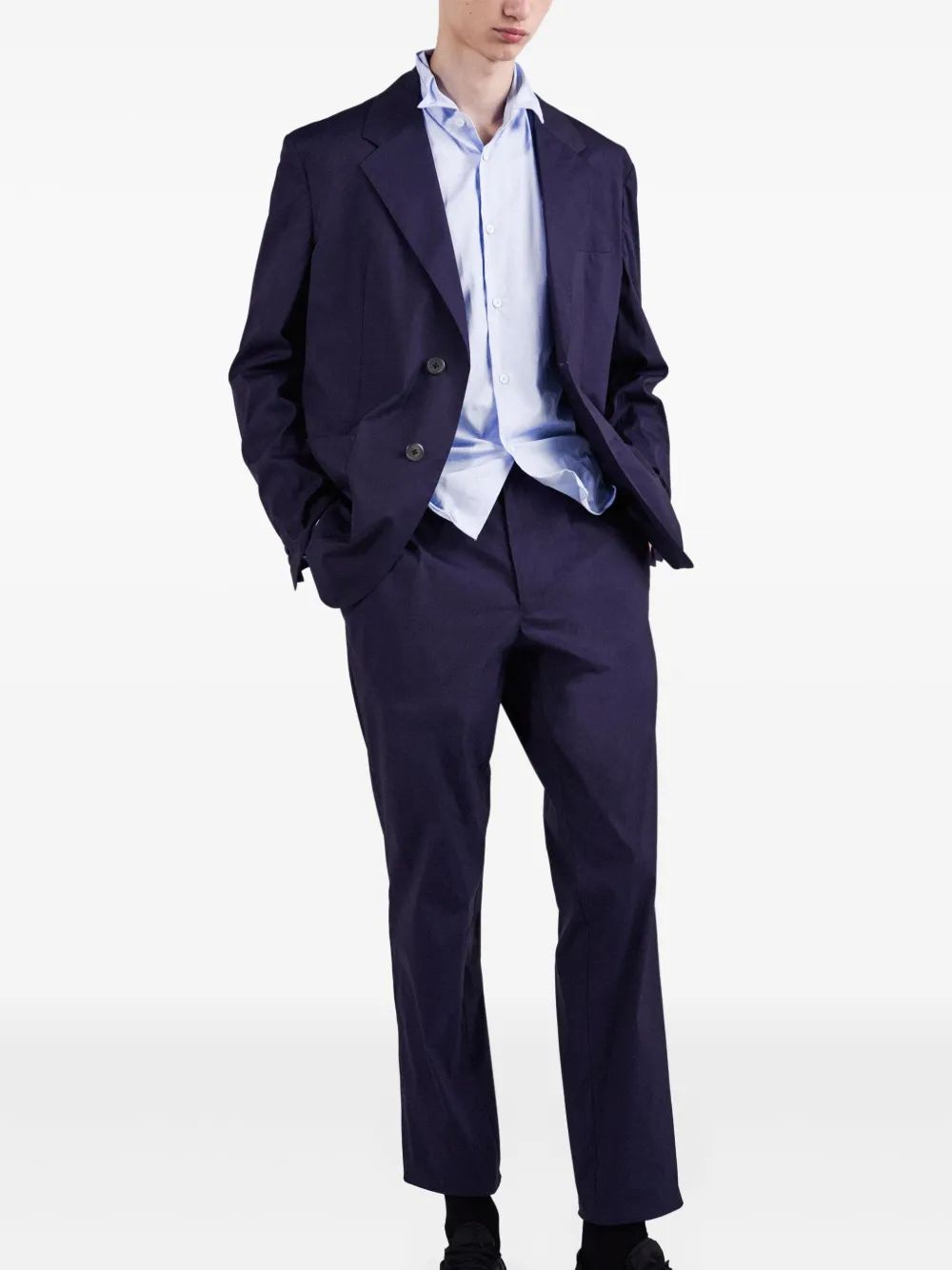 PRADA Men's Poplin Cotton Trousers