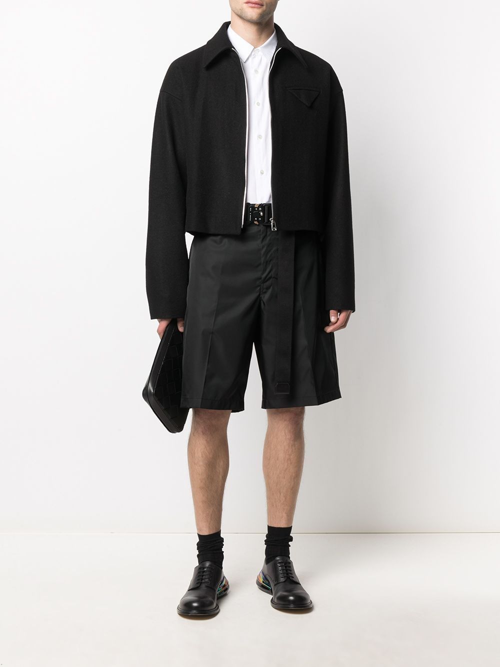 PRADA Recycled Fabric Bermudas for Men - FW25 Collection