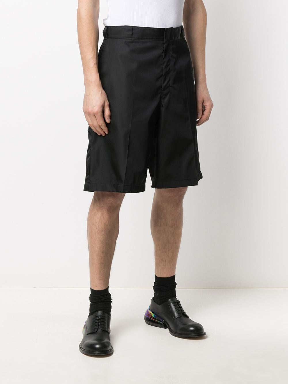 PRADA Recycled Fabric Bermudas for Men - FW25 Collection