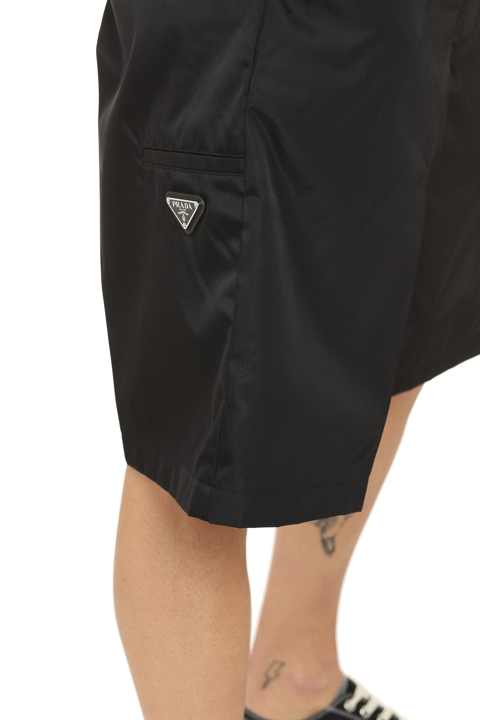 PRADA Recycled Fabric Bermudas for Men - FW25 Collection