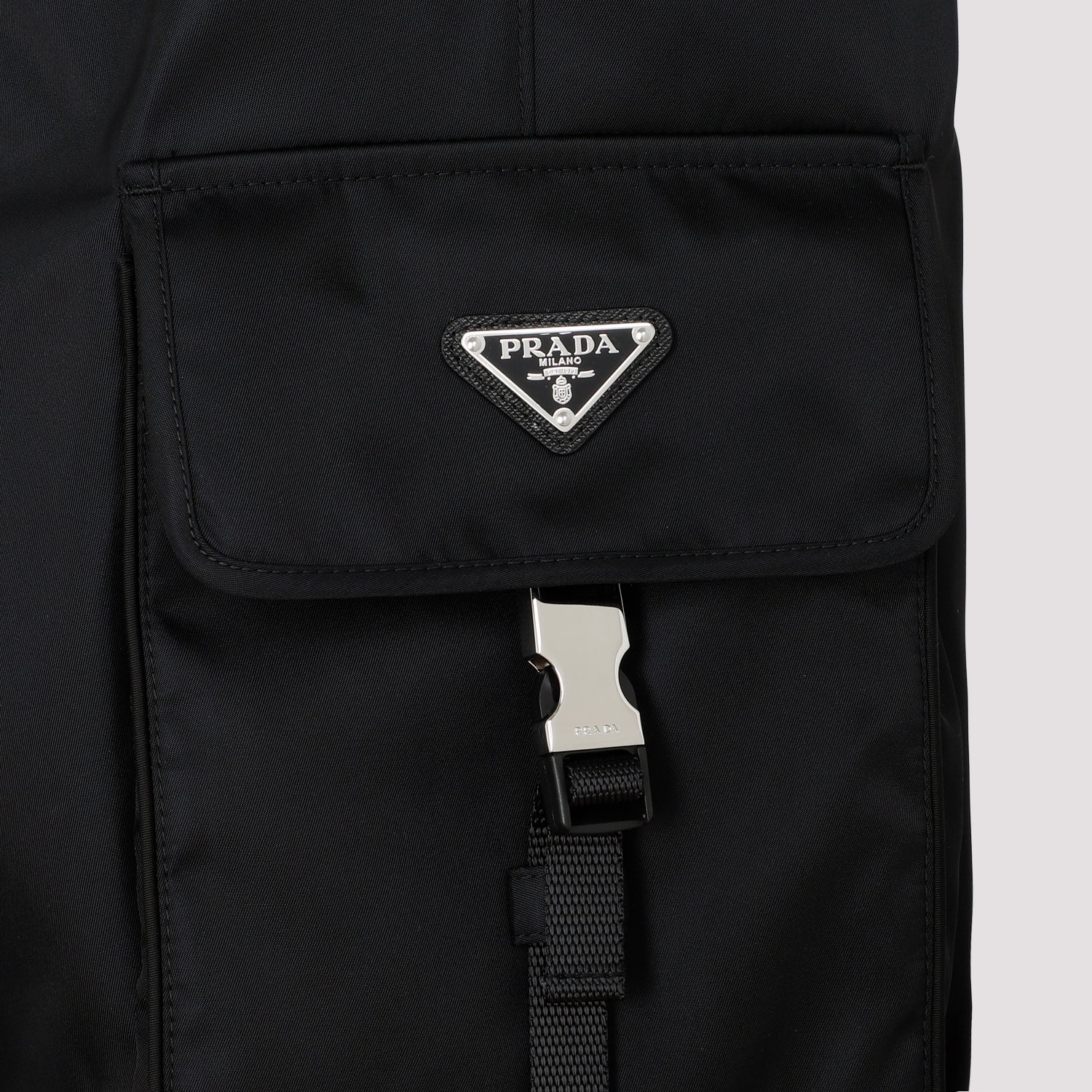 PRADA Slim Fit Re-Nylon Trousers for Men