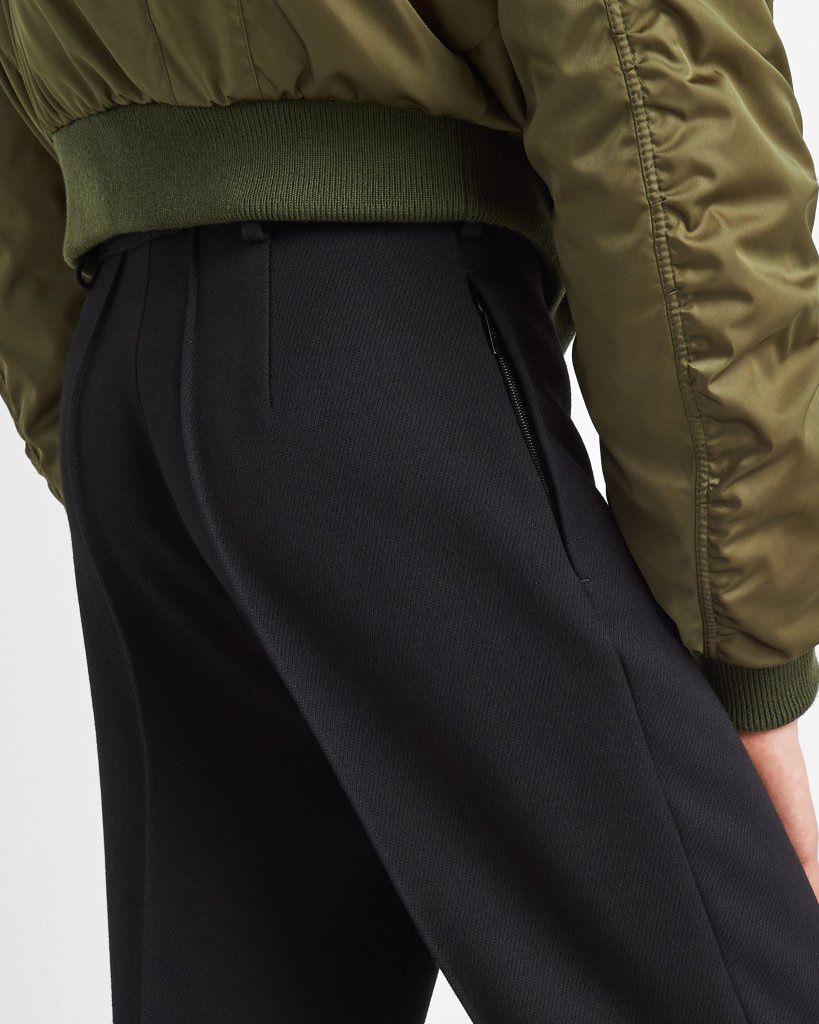 PRADA Men's Gabardine Trousers - FW23 Collection