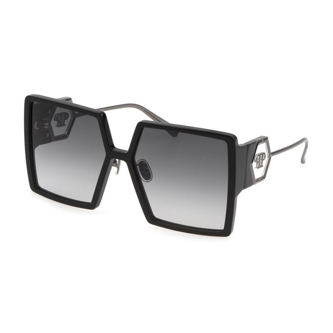 PHILIPP PLEIN Titanium Fashion Sunglasses for Women - SPP028M