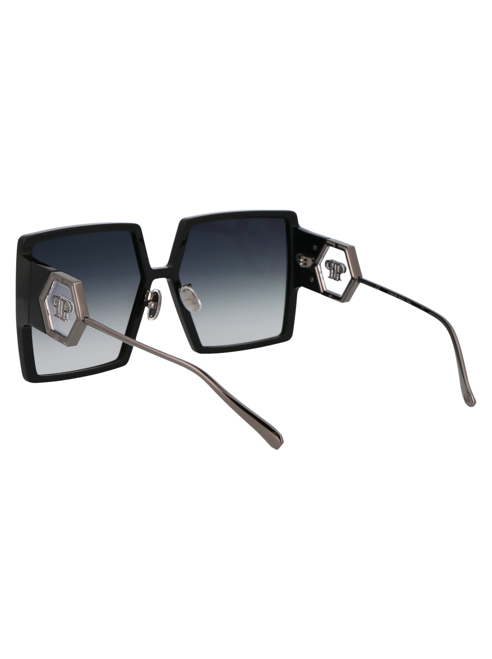 PHILIPP PLEIN Titanium Fashion Sunglasses for Women - SPP028M