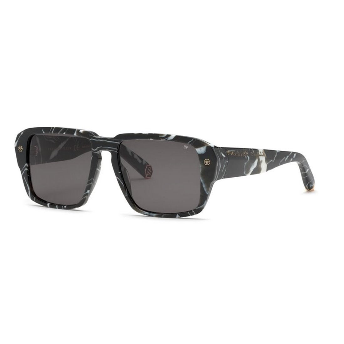 PHILIPP PLEIN Sleek Men's Acetate Sunglasses
