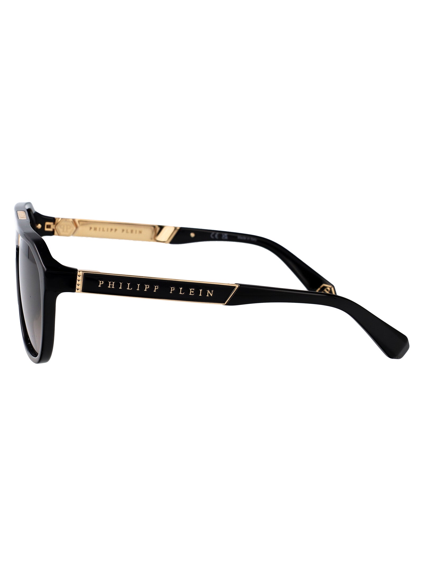 PHILIPP PLEIN Acetate and Metal Military-Inspired Sunglasses for Women
