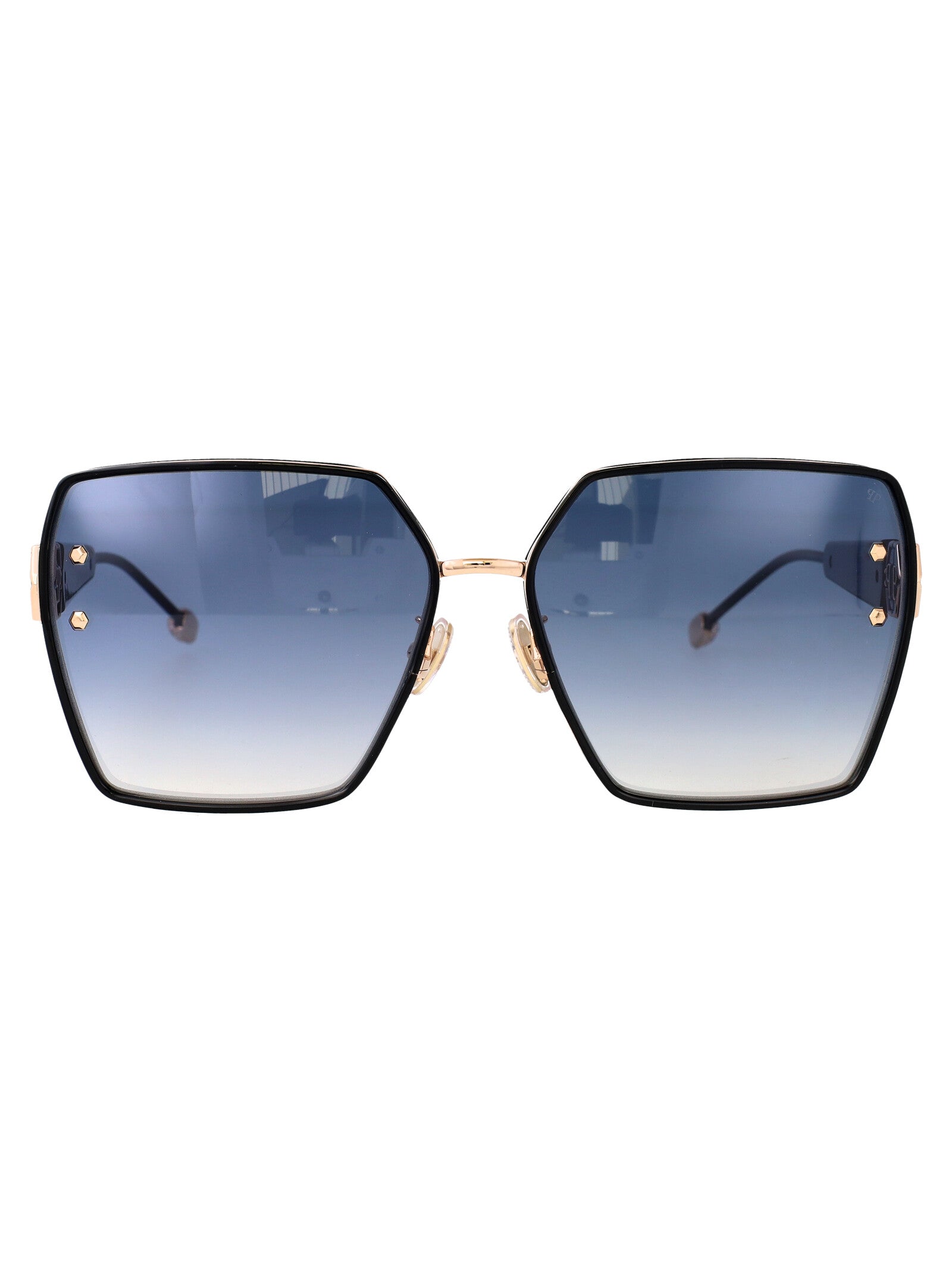 PHILIPP PLEIN Gold Metal Sunglasses for Women