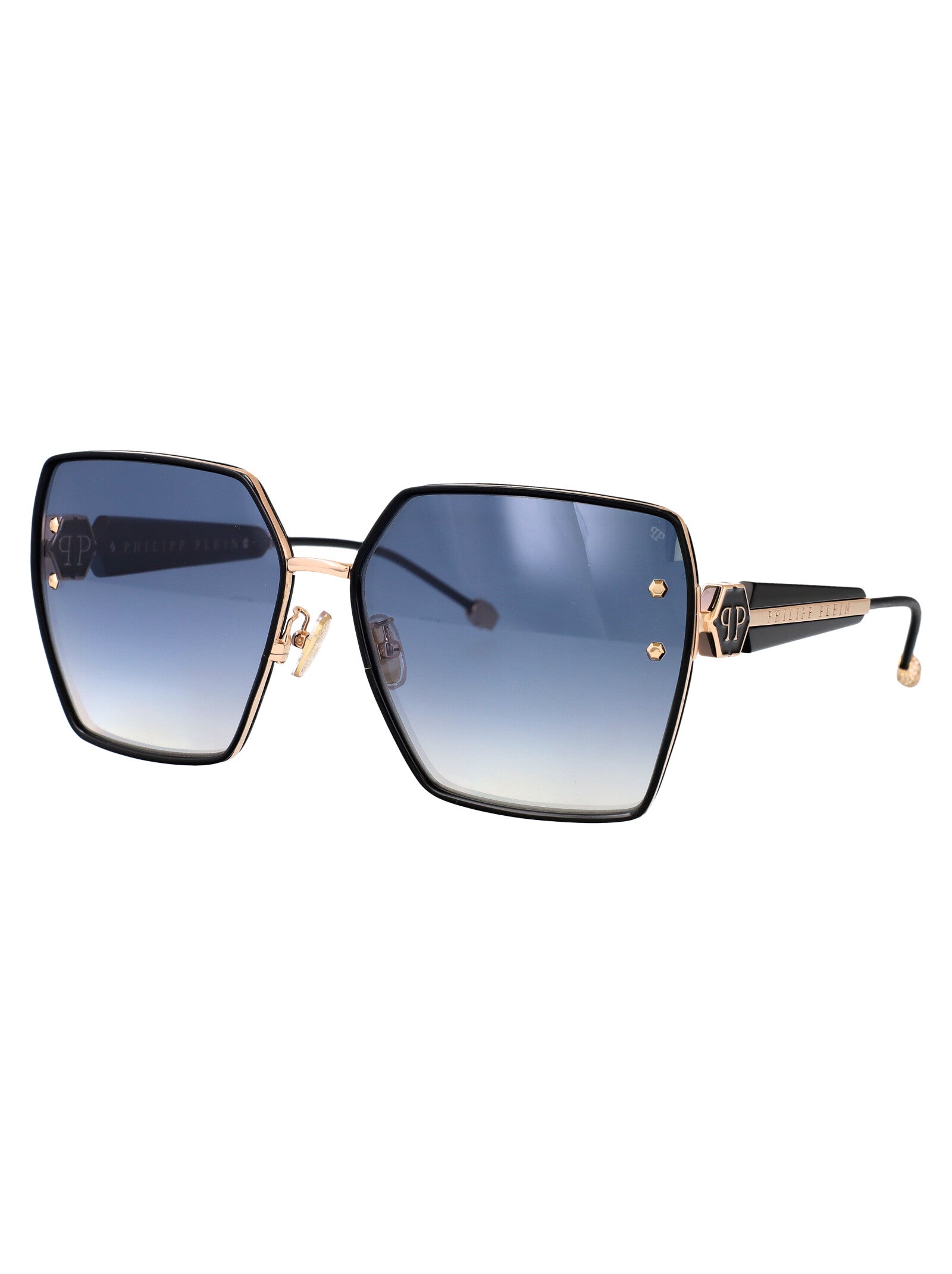 PHILIPP PLEIN Gold Metal Sunglasses for Women