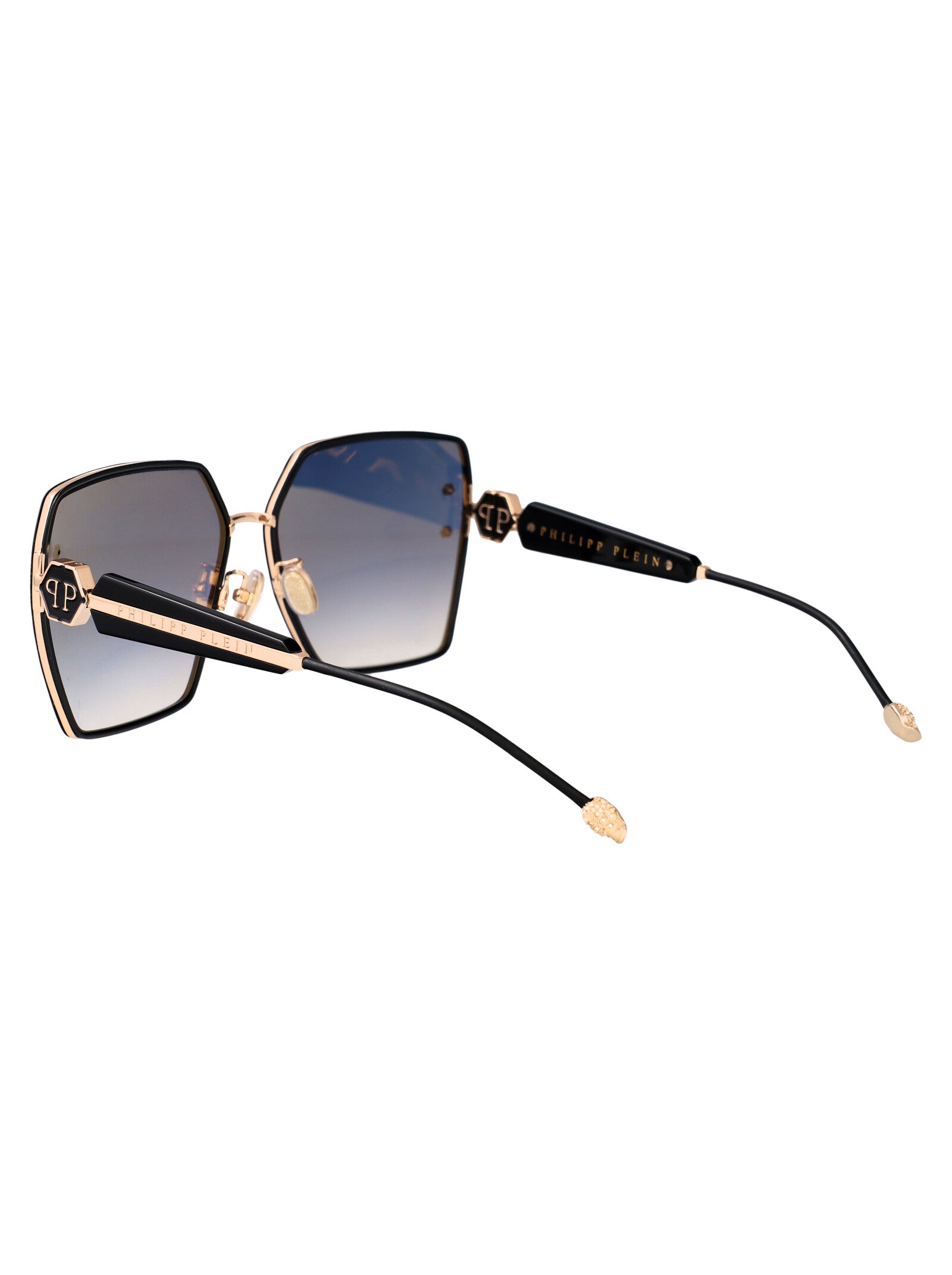 PHILIPP PLEIN Gold Metal Sunglasses for Women