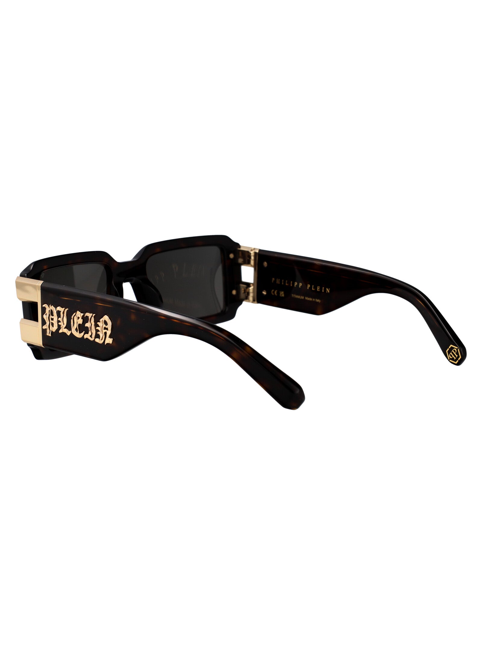 PHILIPP PLEIN Acetate Sunglasses with Plein Eagle Detail