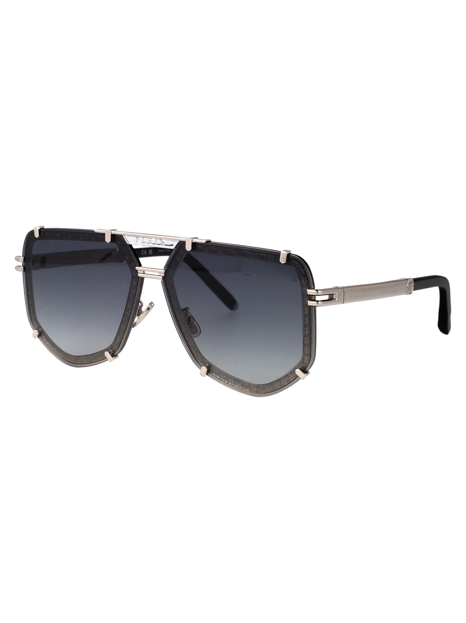 PHILIPP PLEIN Metal Sunglasses for Women - Heart of Plein Legacy