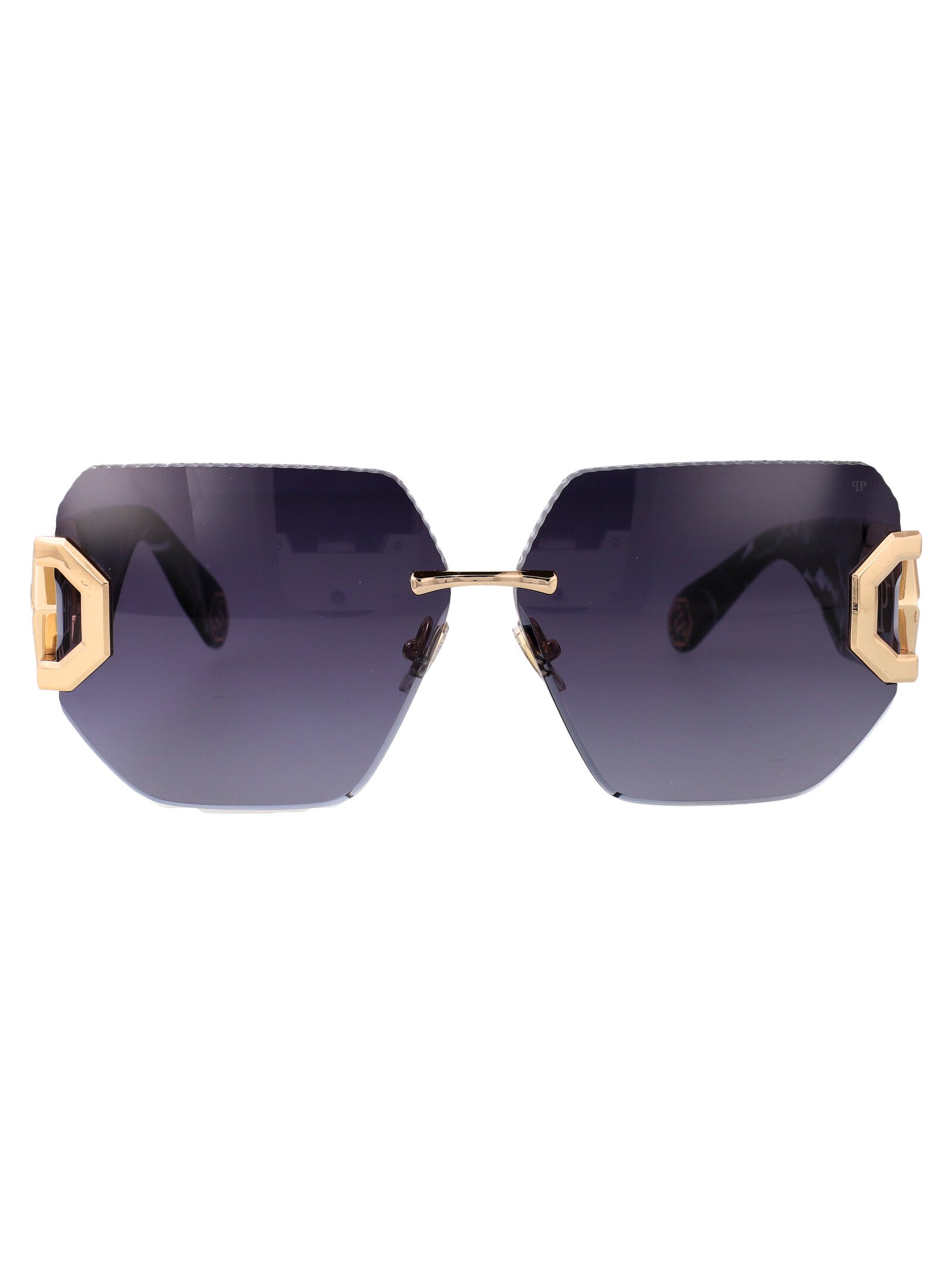 PHILIPP PLEIN Chic Acetate and Metal Sunglasses